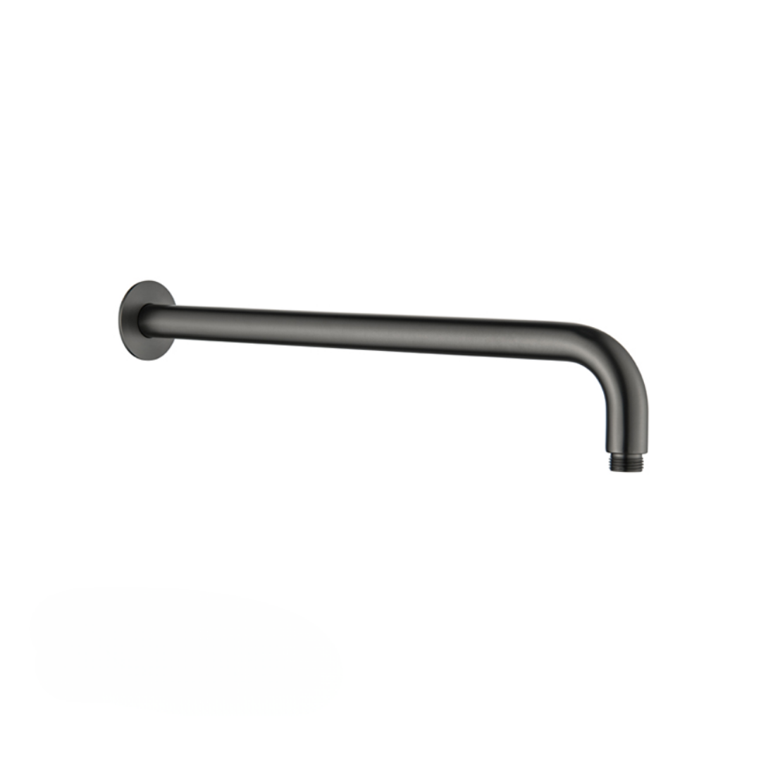 Palm Shower Wall Arm Gun Metal