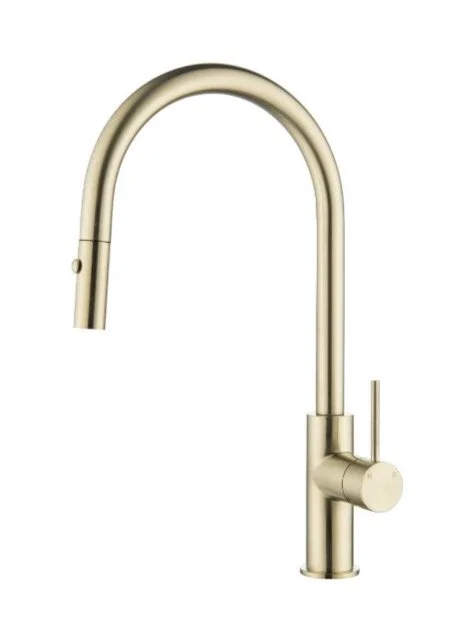 Palm Gooseneck Pull Out Sink Mixer
