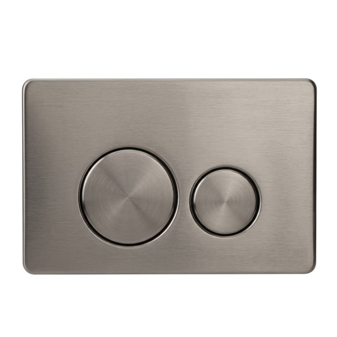 Palm Cistern Button - Brushed Stainless