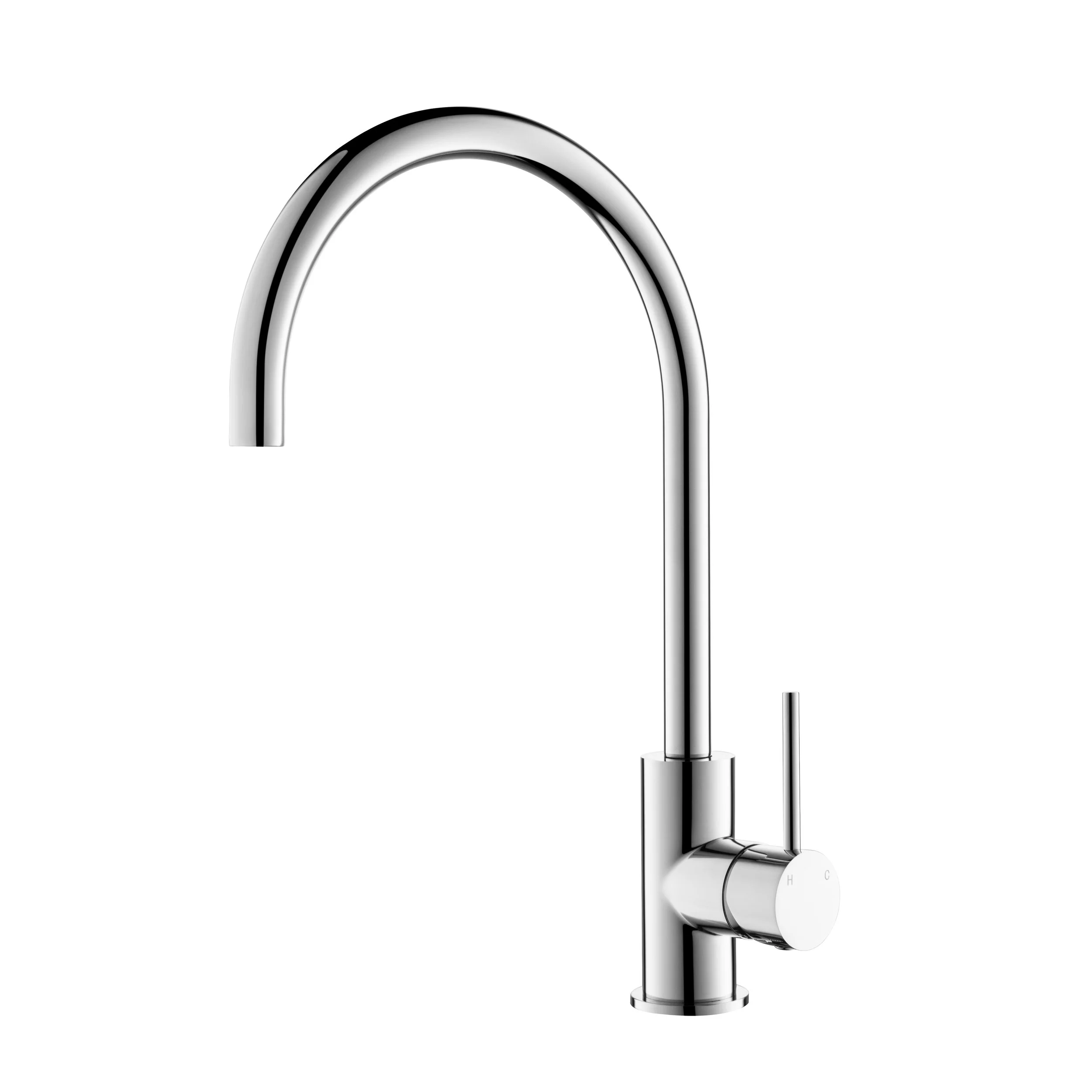 Palm Gooseneck Sink Mixer Chrome