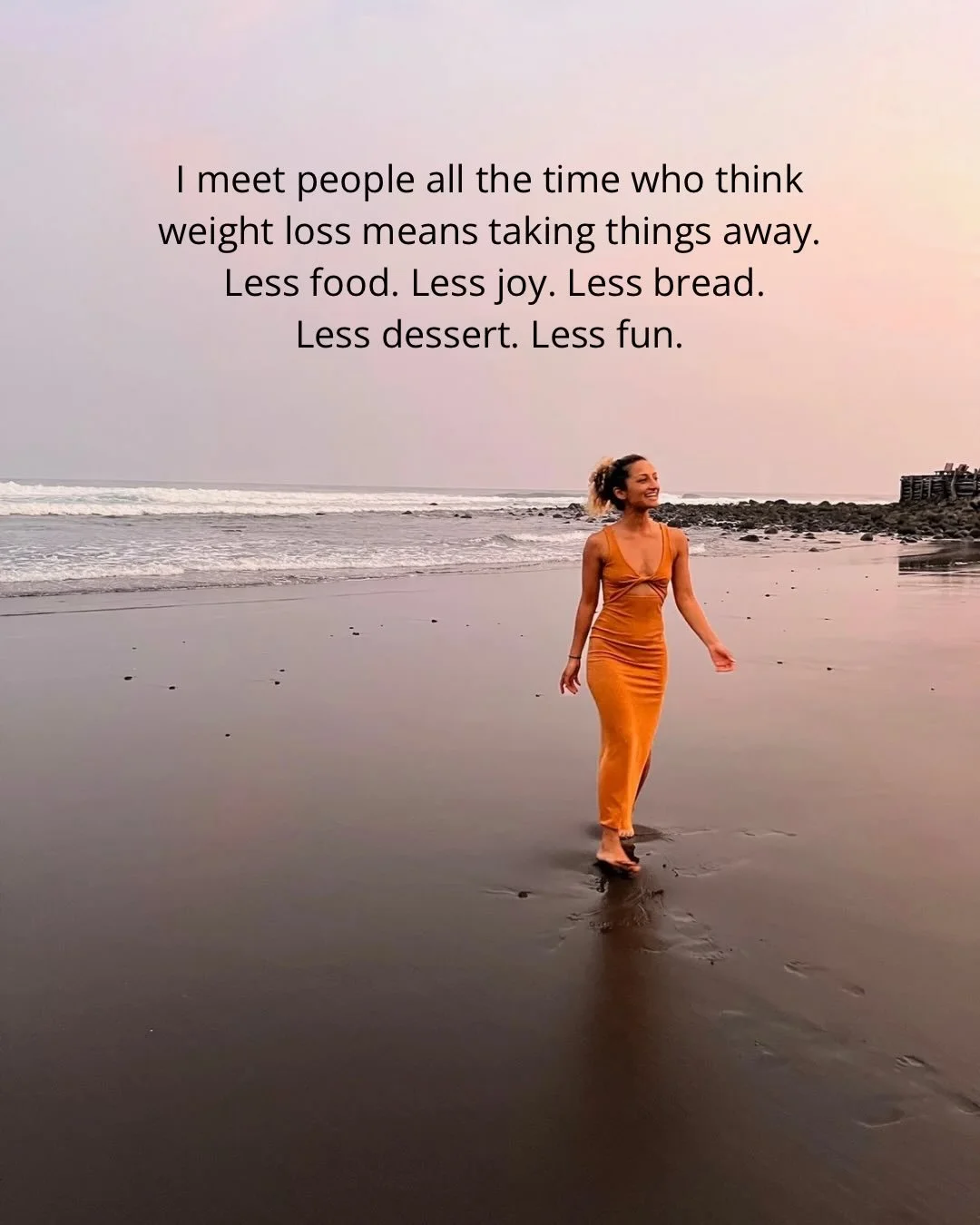 There&rsquo;s a beautiful journey that happens with healthy weight loss, but it&rsquo;s not what most people expect.

It&rsquo;s not actually about losing pounds or taking inches off your waistline.
 It&rsquo;s about shifting your outlook and perspec