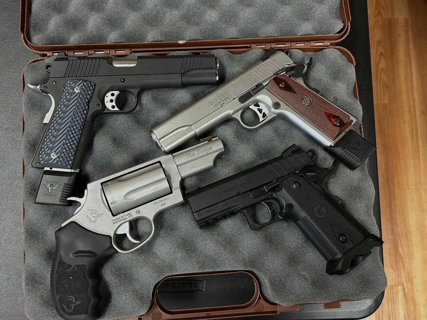 I got 45 problems but a gun ain't one. #45 #45acp #45colt #1911 #judge #revolver #pistol #gun #guns #ny #srptactical