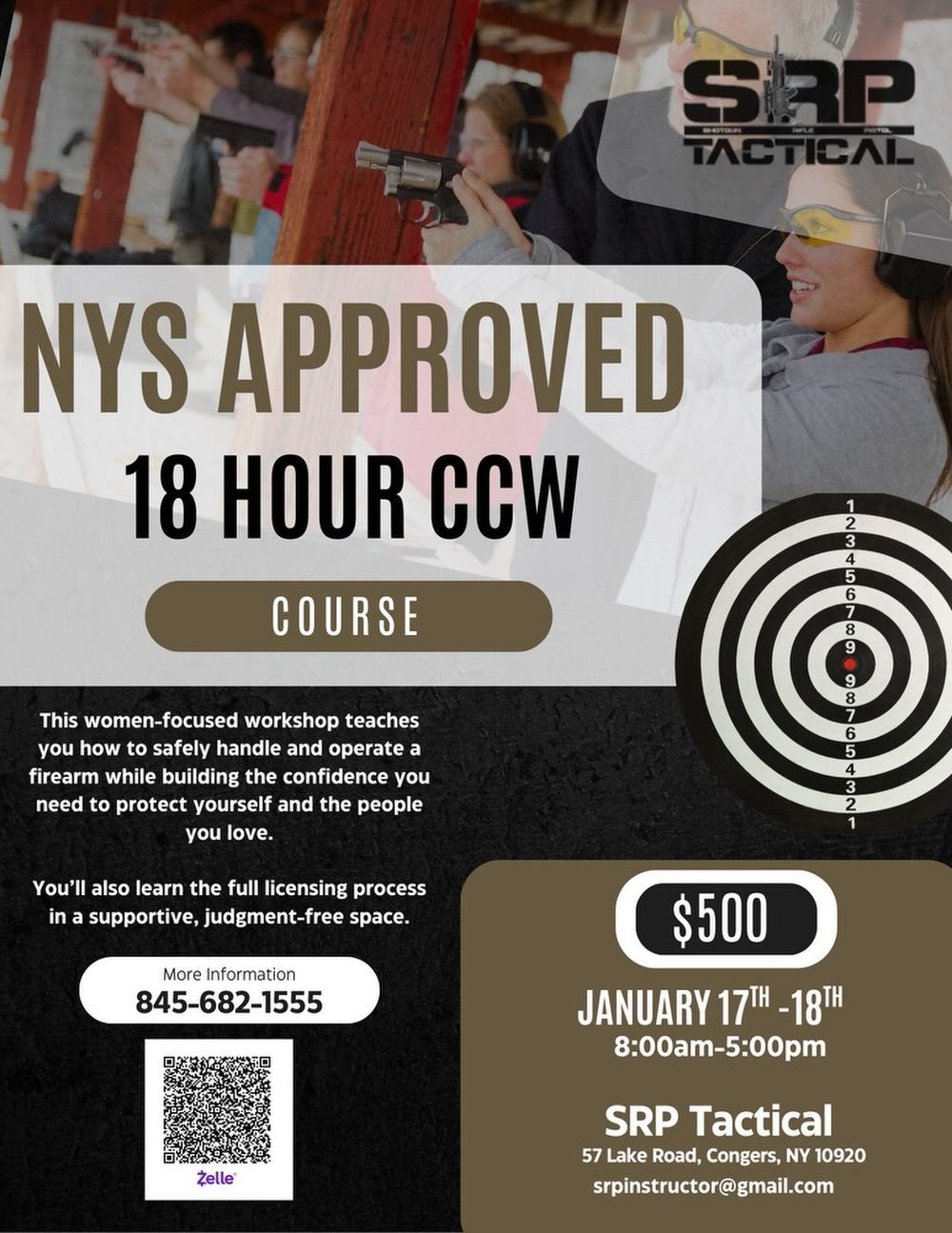 This is a women's only class. First come first served. #training #women #firearms