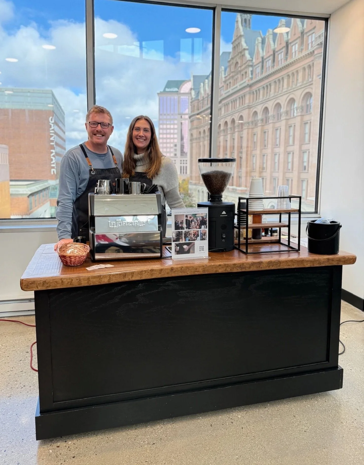 Corporate Coffee Cart Catering services in Milwaukee Wisconsin