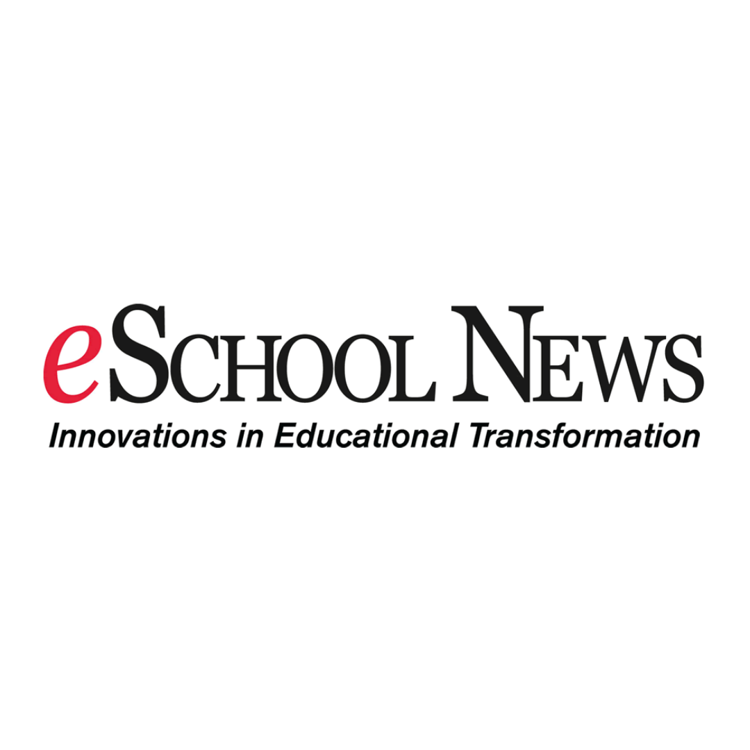 eSchool News logo with tagline 'Innovations in Educational Transformation' in black and red text.