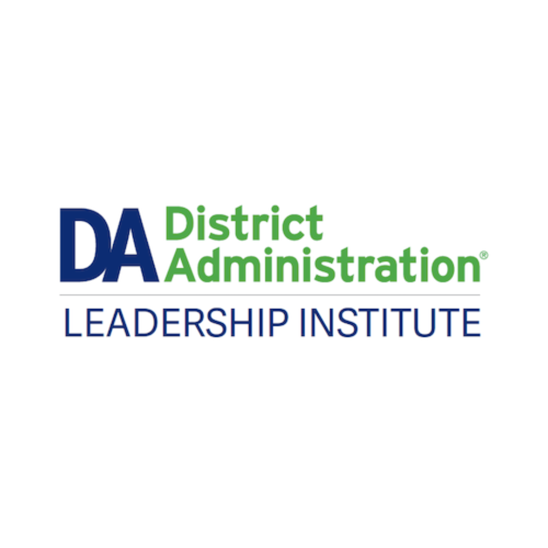 Logo for DC District Administration Leadership Institute with blue, green, and white text.