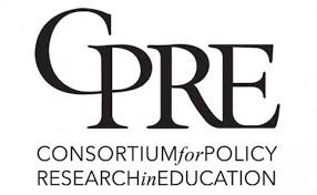 Pre Consortium for Policy Research in Education logo with text