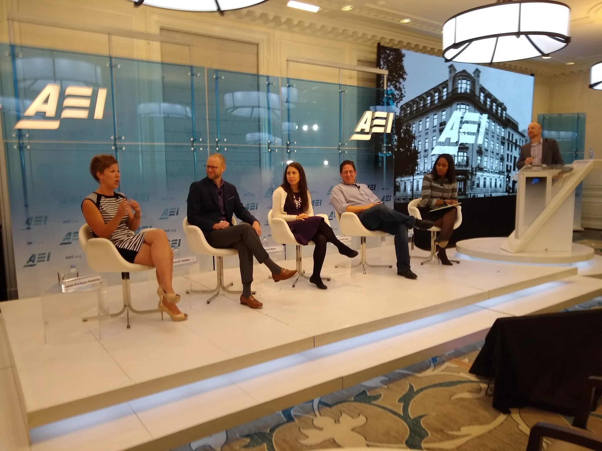 Dr. Samuel on a post-election panel at the American Enterprise Institute (AEI).