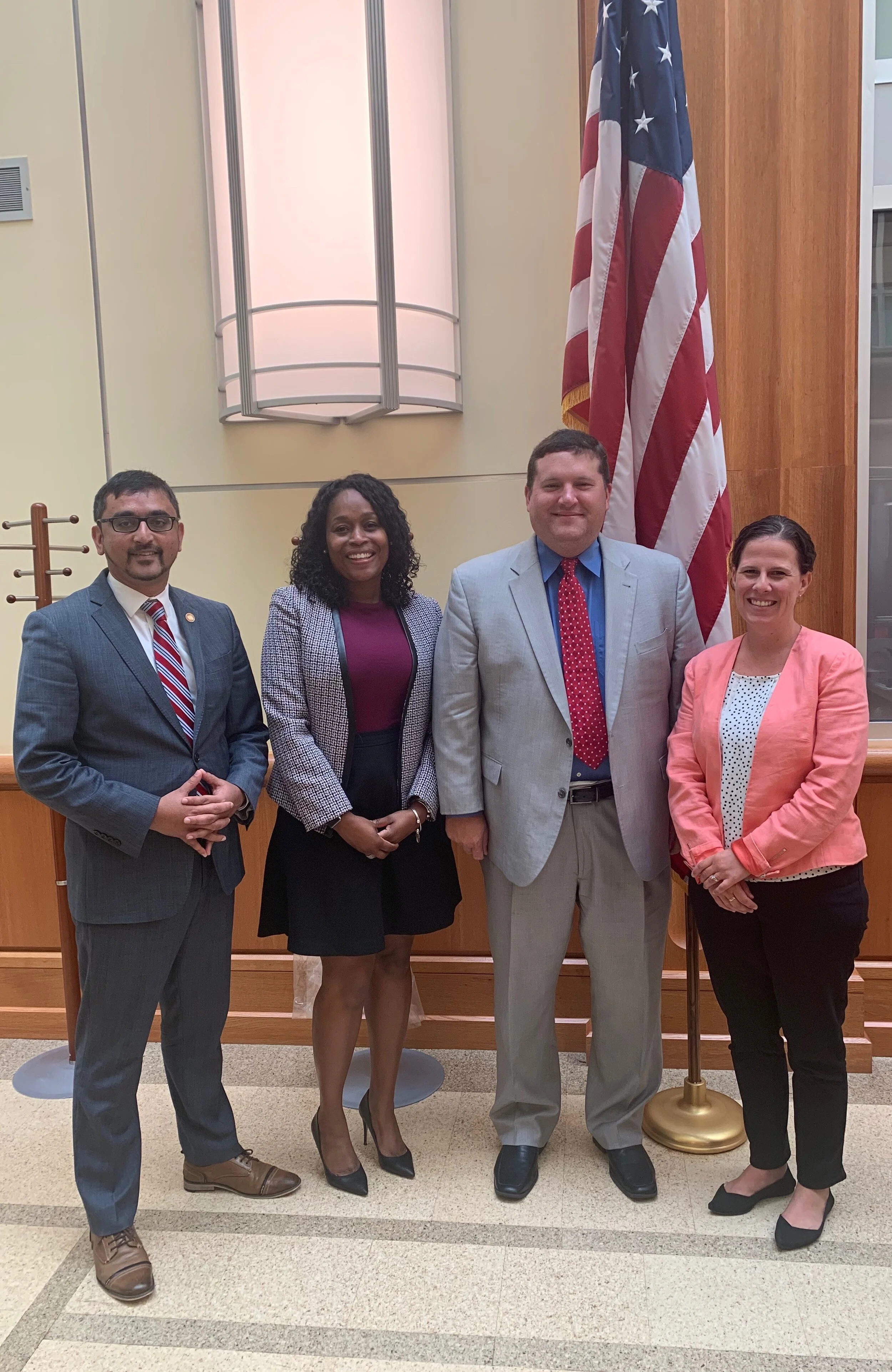 A visit with members of Gov. Northam's (VA) education team.