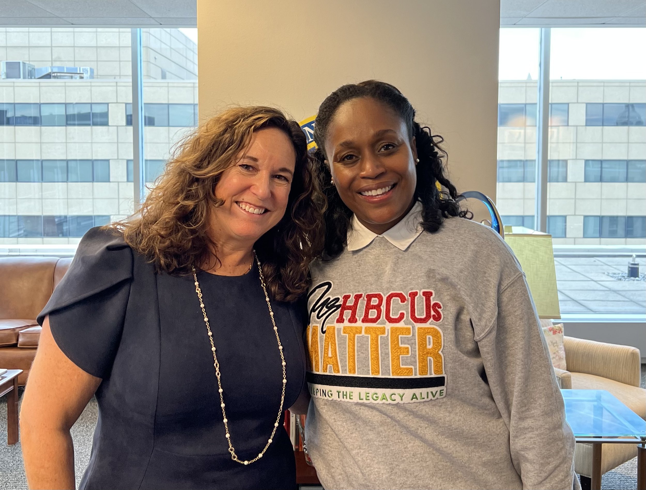 Dr. Samuel and former Deputy Secretary Cindy Marten