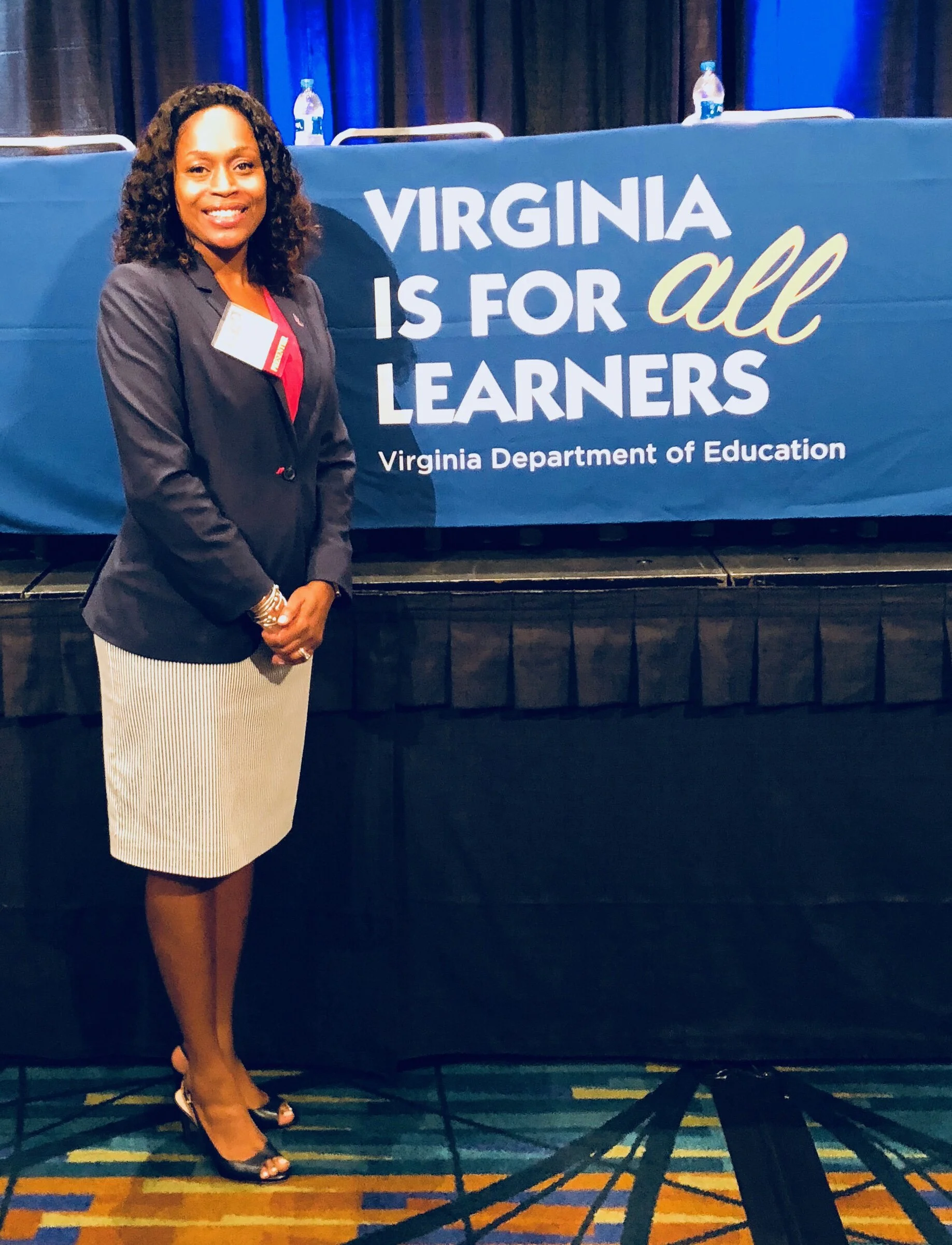 Presentation at a VA Department of Education event in 2019.
