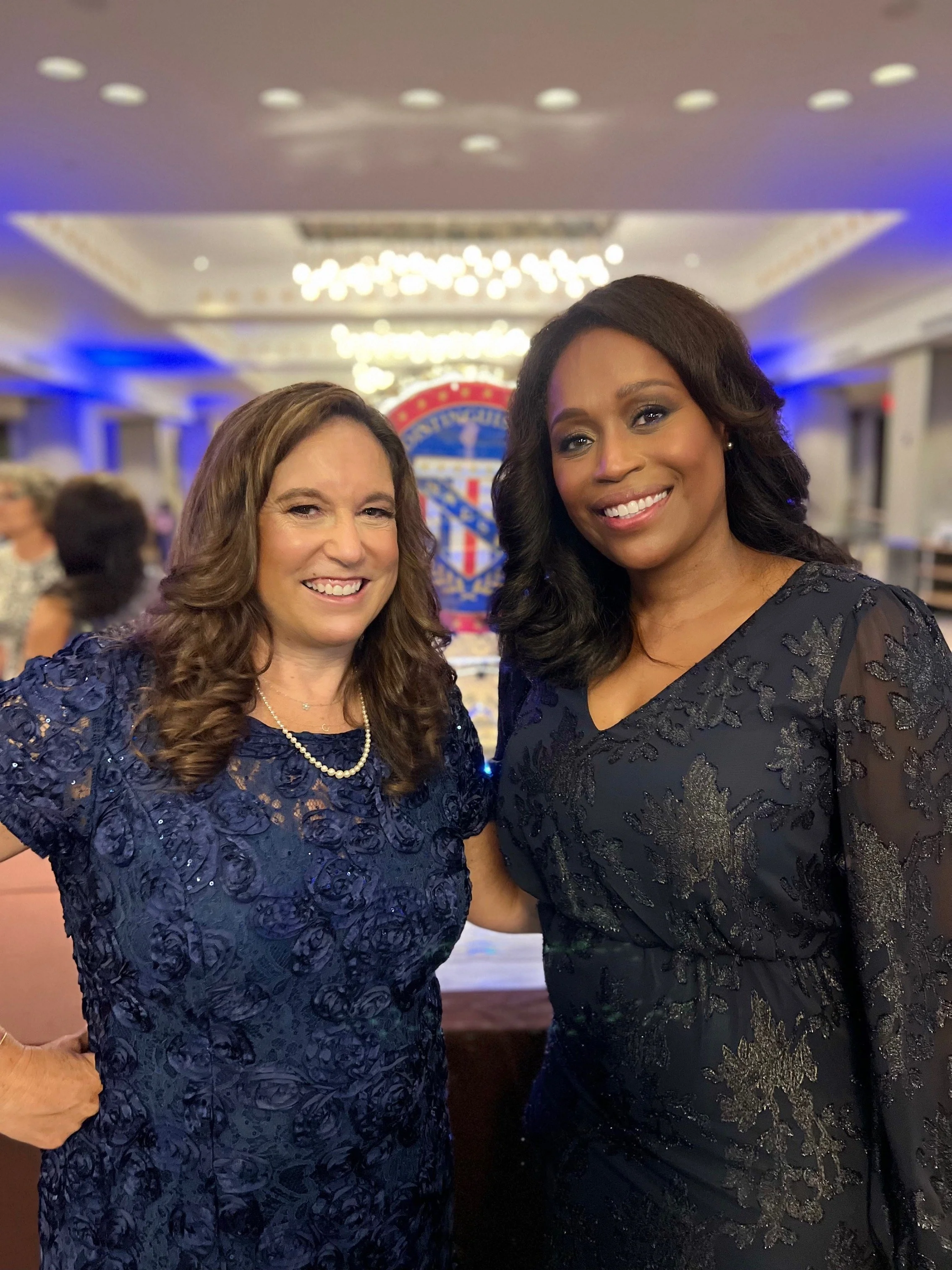 Dr. Samuel and former Deputy Secretary Cindy Marten, National Association of Elementary Principals, Distinguished Principal's gala, 2021