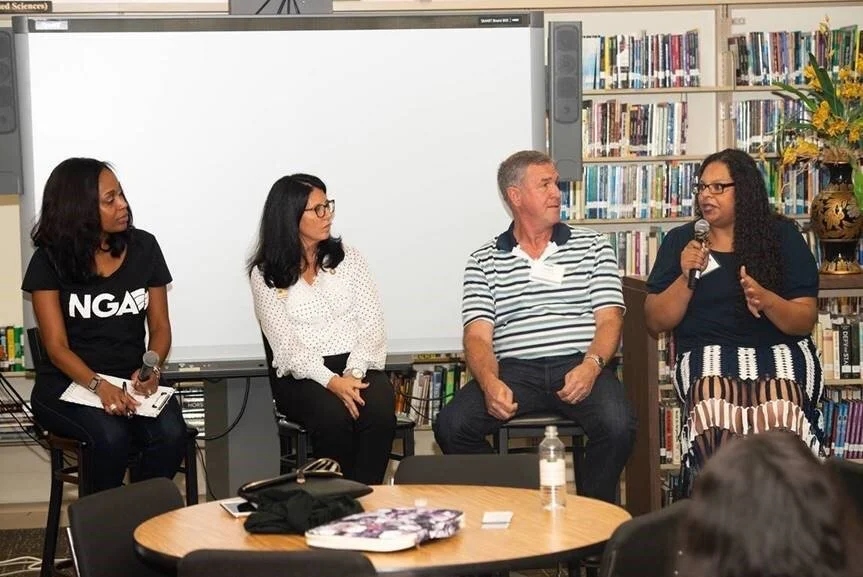 Dr. Samuel moderated a panel of educators and Governors’ Education Advisors at the historic Central High School in Little Rock, Arkansas.