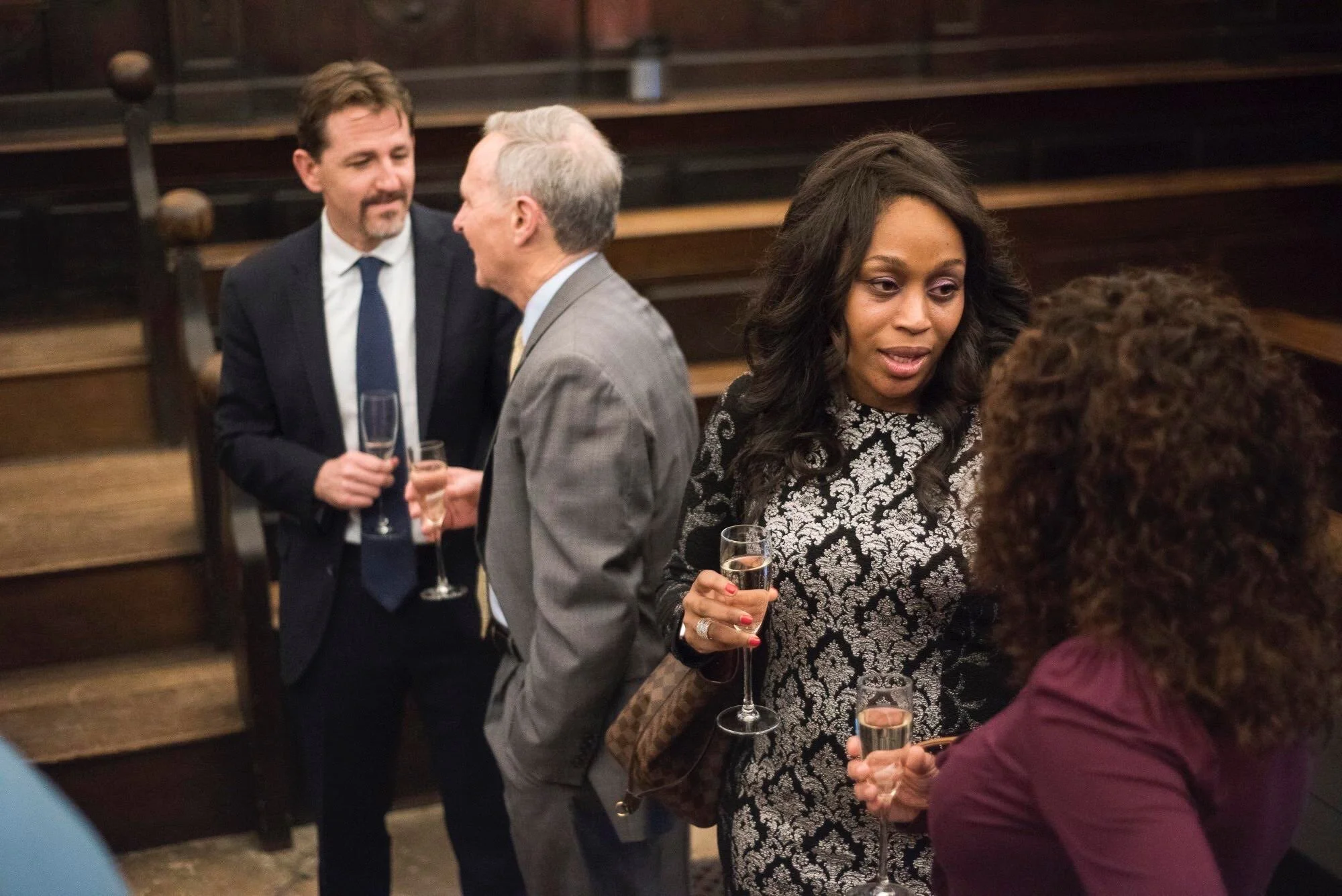 Dr. Samuel at a private networking event at Oxford University with global education leaders, engaging in dialogue on education innovation, leadership, and systems change.