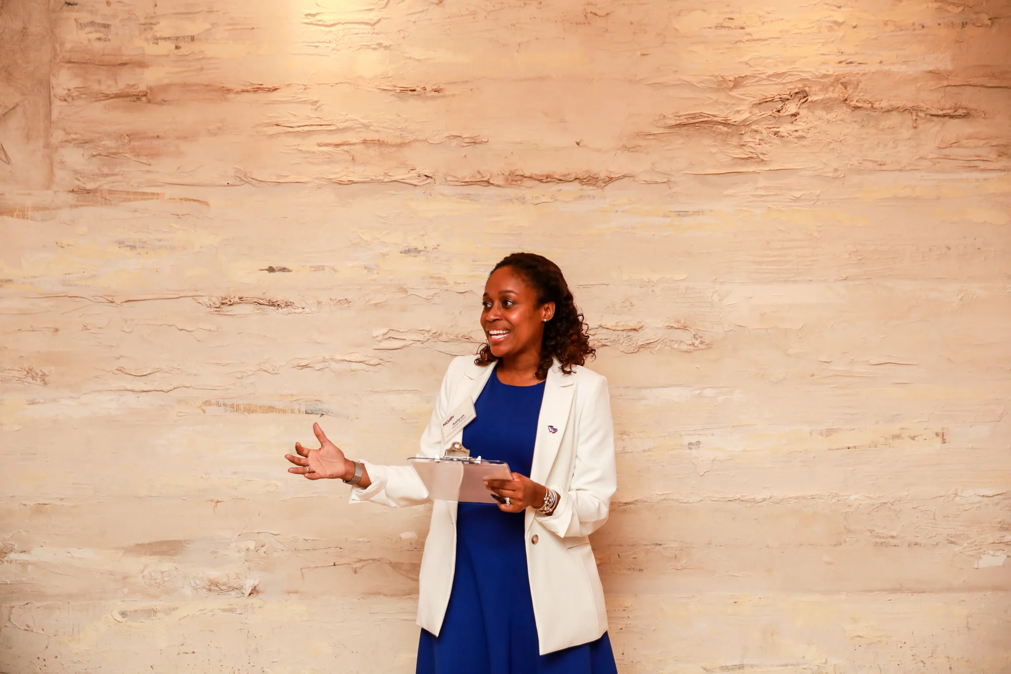Dr. Samuel welcomes national guests at the 2018 Back to School reception in Washington, D.C.