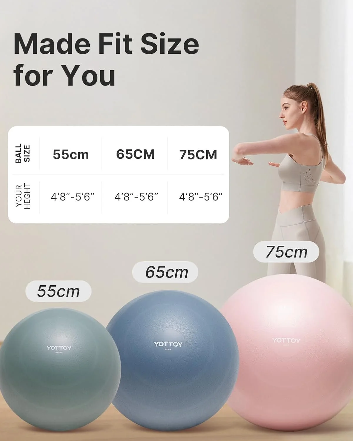 Exercise Ball: $24.99