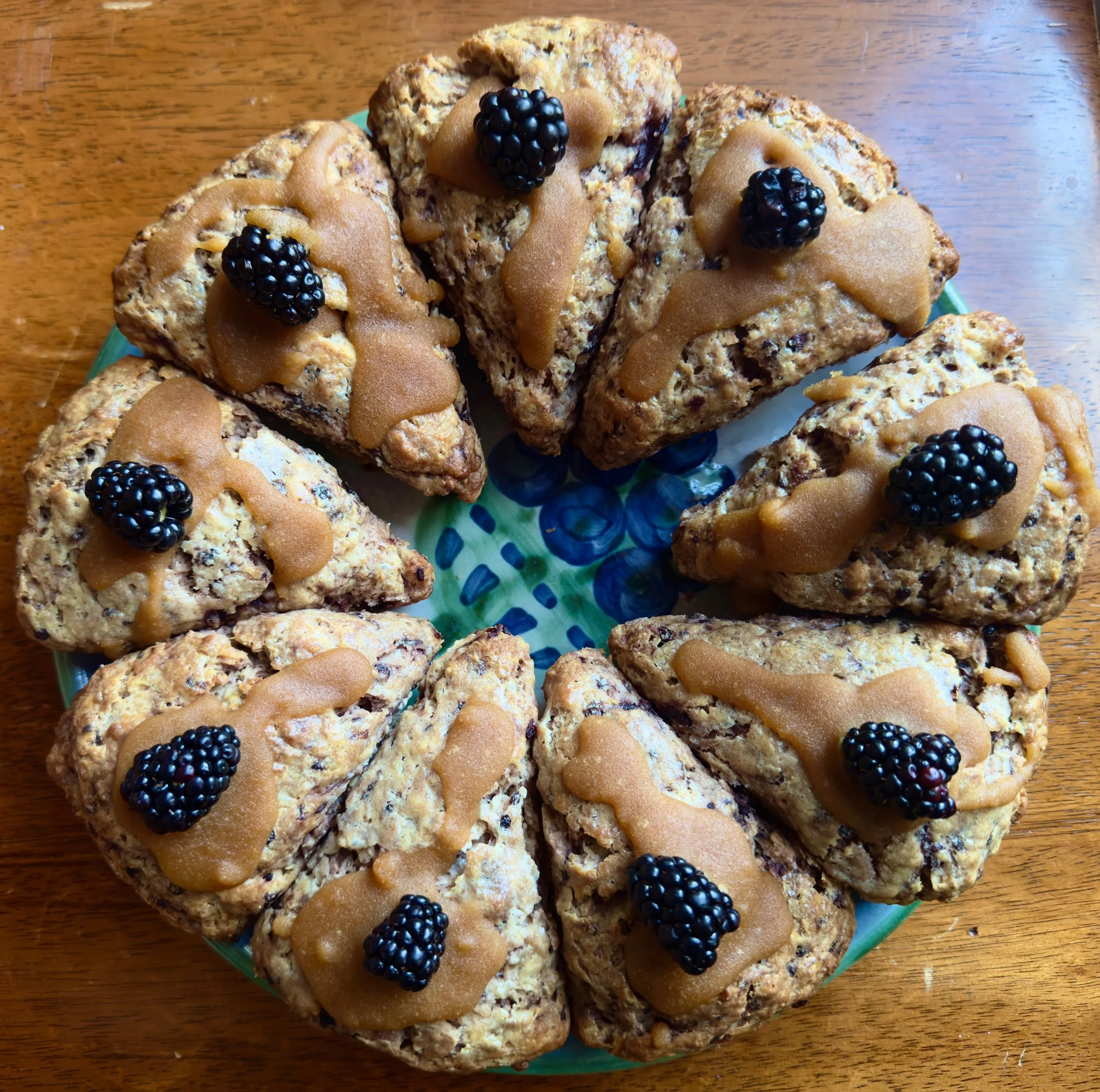 blackberry lime moon scones