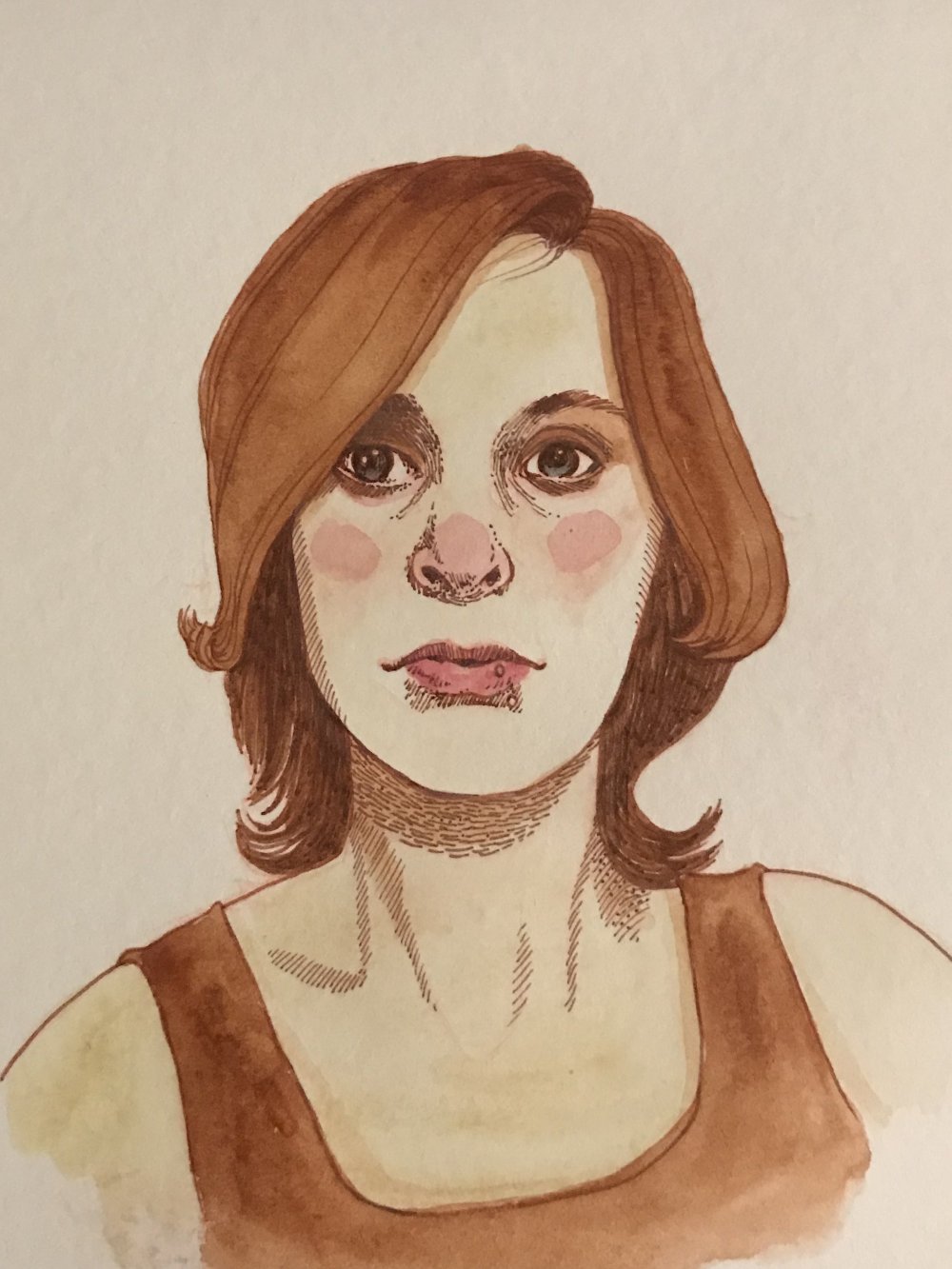 2020, Watercolor and Pen