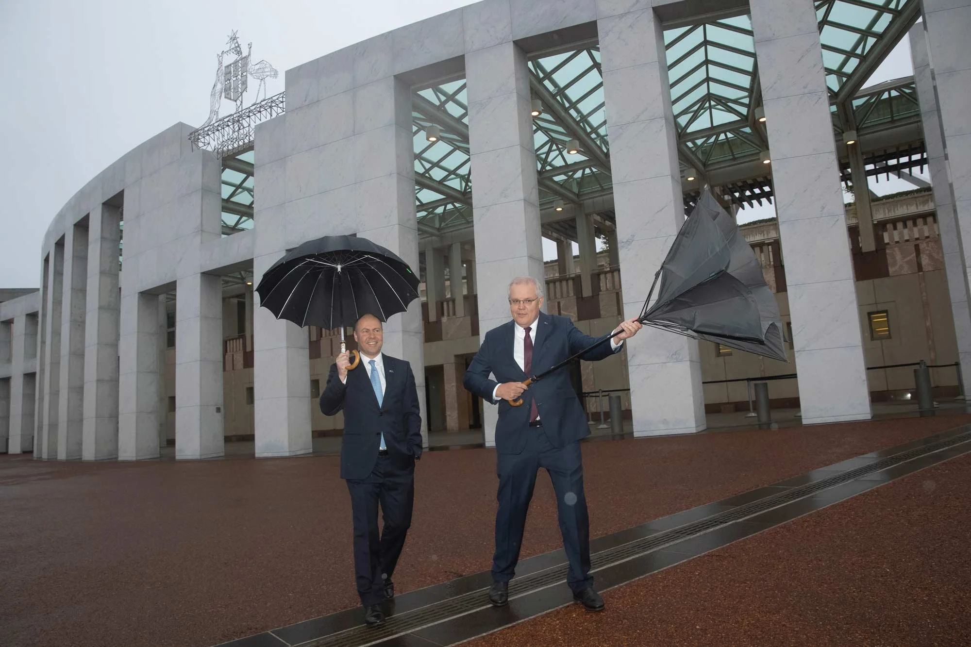Prime minister Scott Morrison and Treasurer Josh Frydenberg