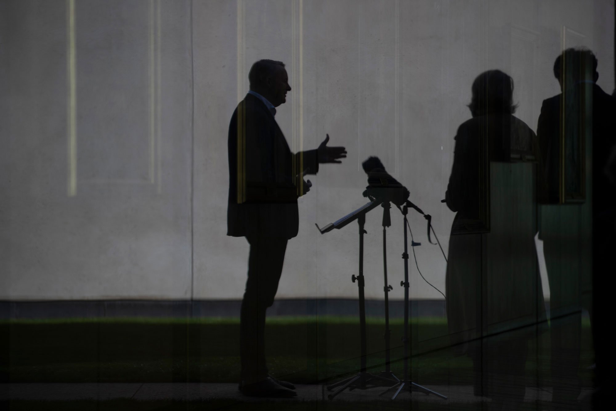The Opposition leader Anthony Albanese 