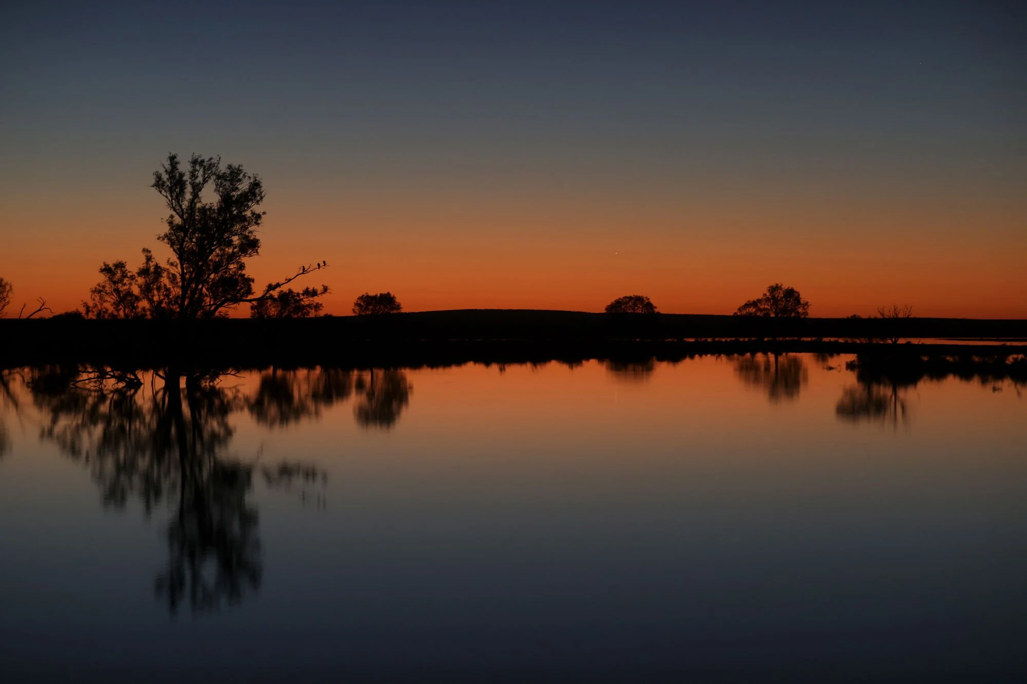 Sunset at the Paroo River