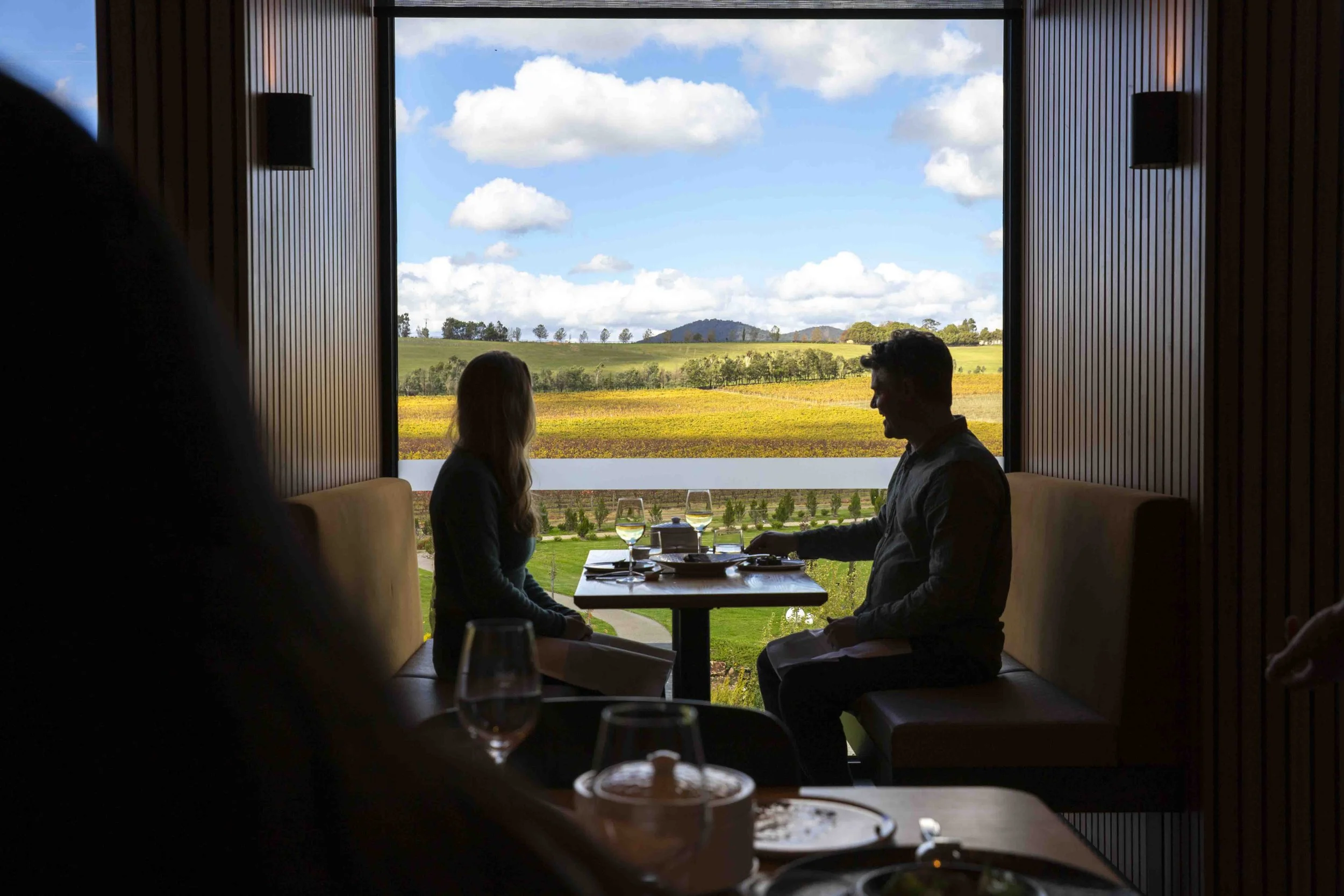 Dining at Re'Em, Yarra Valley