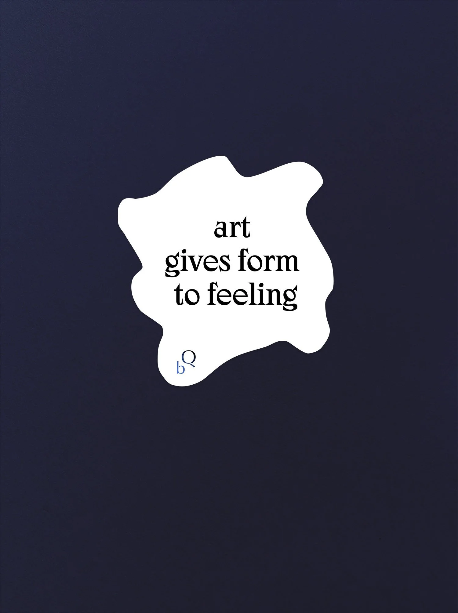 art gives form to feeling sticker