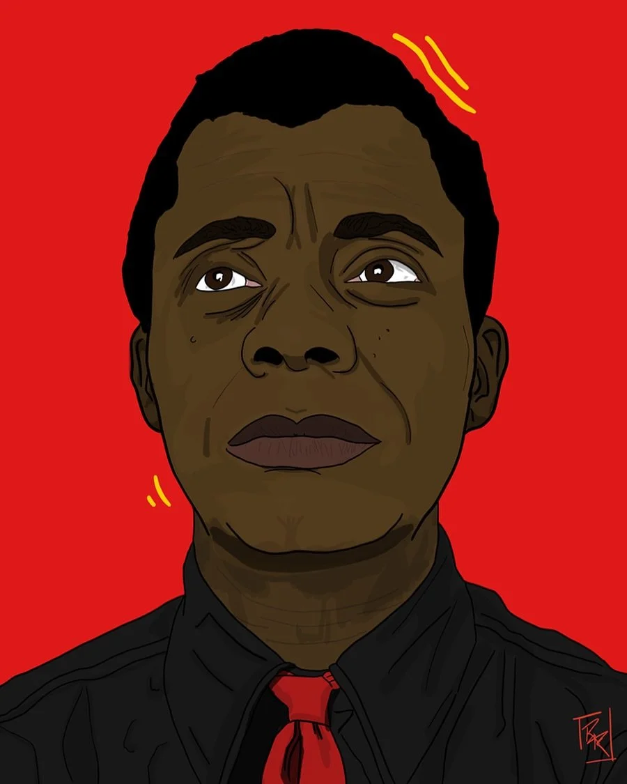 Yesterday was the Birthday of the great &ldquo;James Baldwin&rdquo; I did this print a few years back but I thought I share it today! &ldquo;Not everything that is faced can be changed; but nothing can be changed until it is faced,&rdquo;