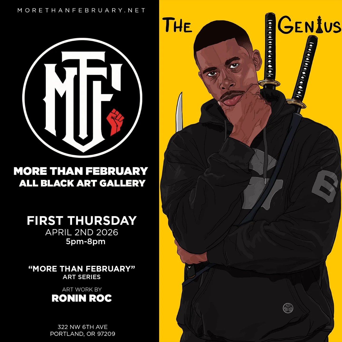 Tonight we are opening the MTF gallery for first Thursday Portland from 5-8pm with @bobbywillis holding down the fort with some new additions. See you tonight! After party at @sandyhutpdx with our own dj @roninroc!