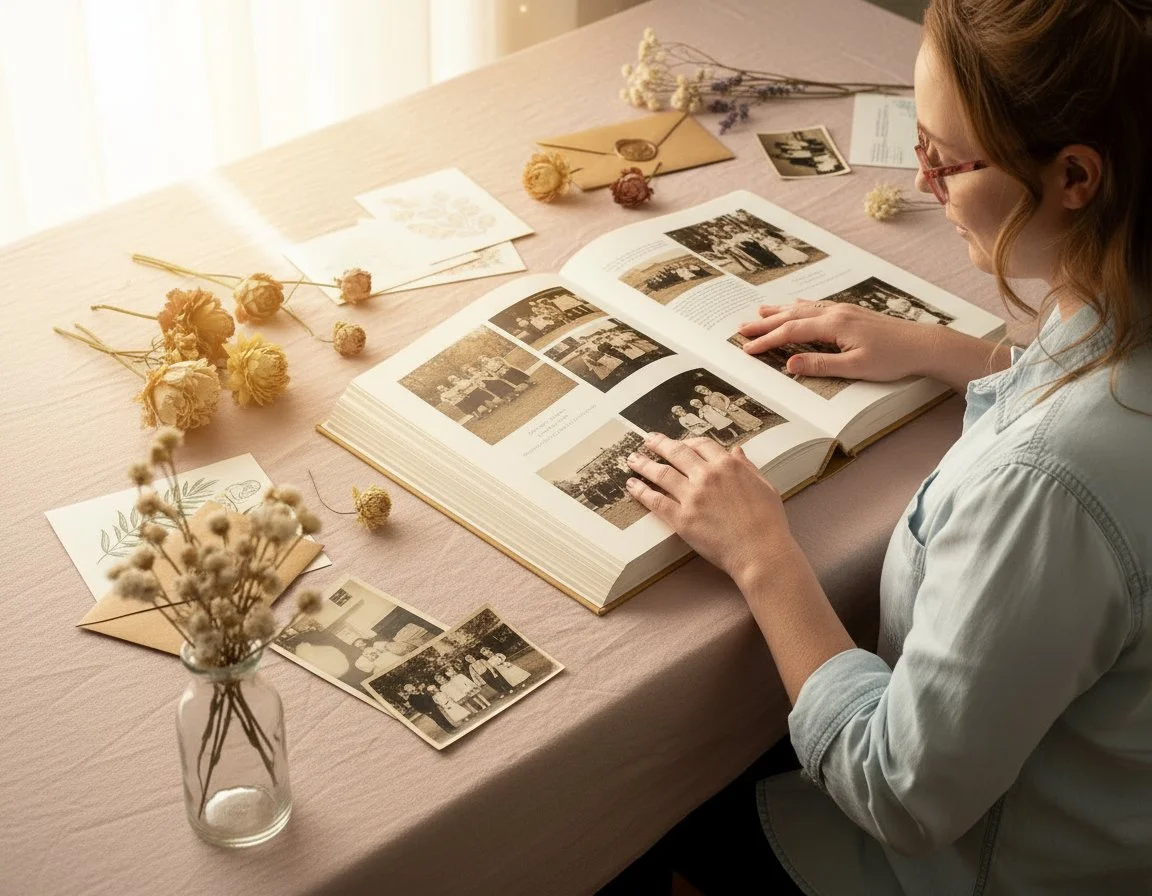 Keepsake Memory Book Design