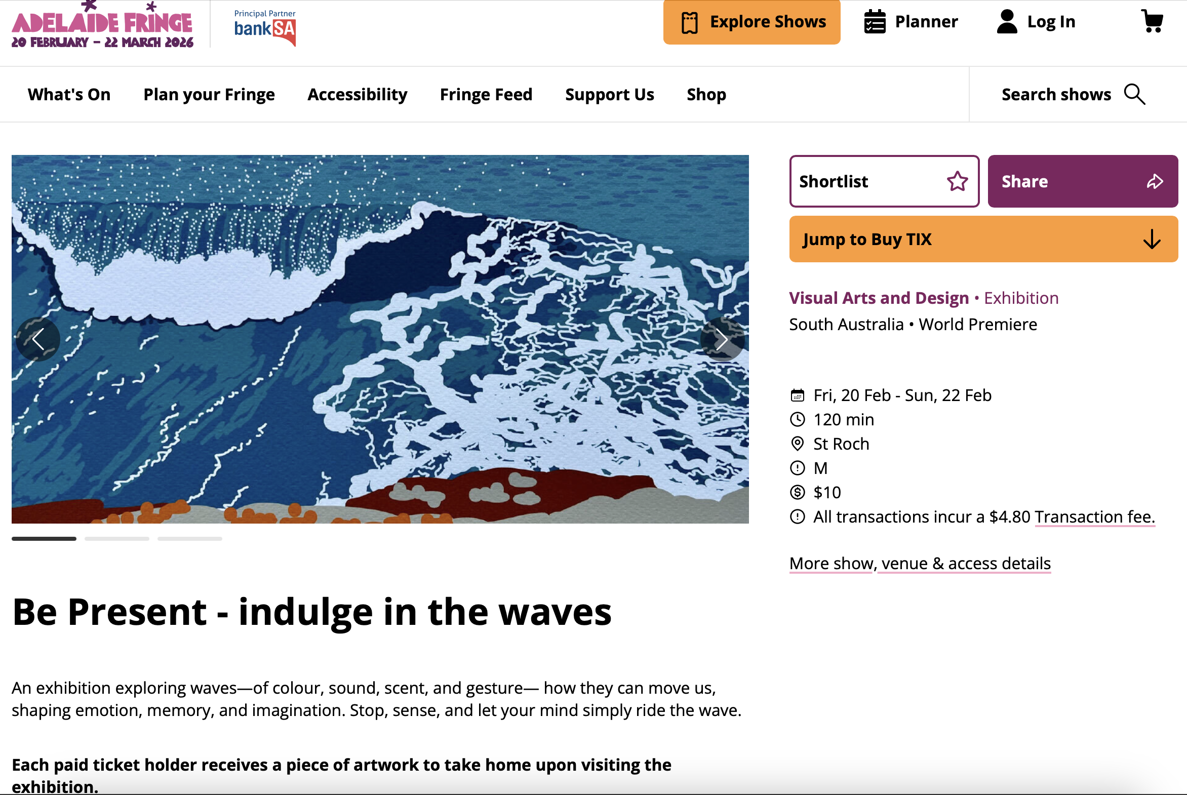 Adelaide Fringe Festival 2026 Exhibition