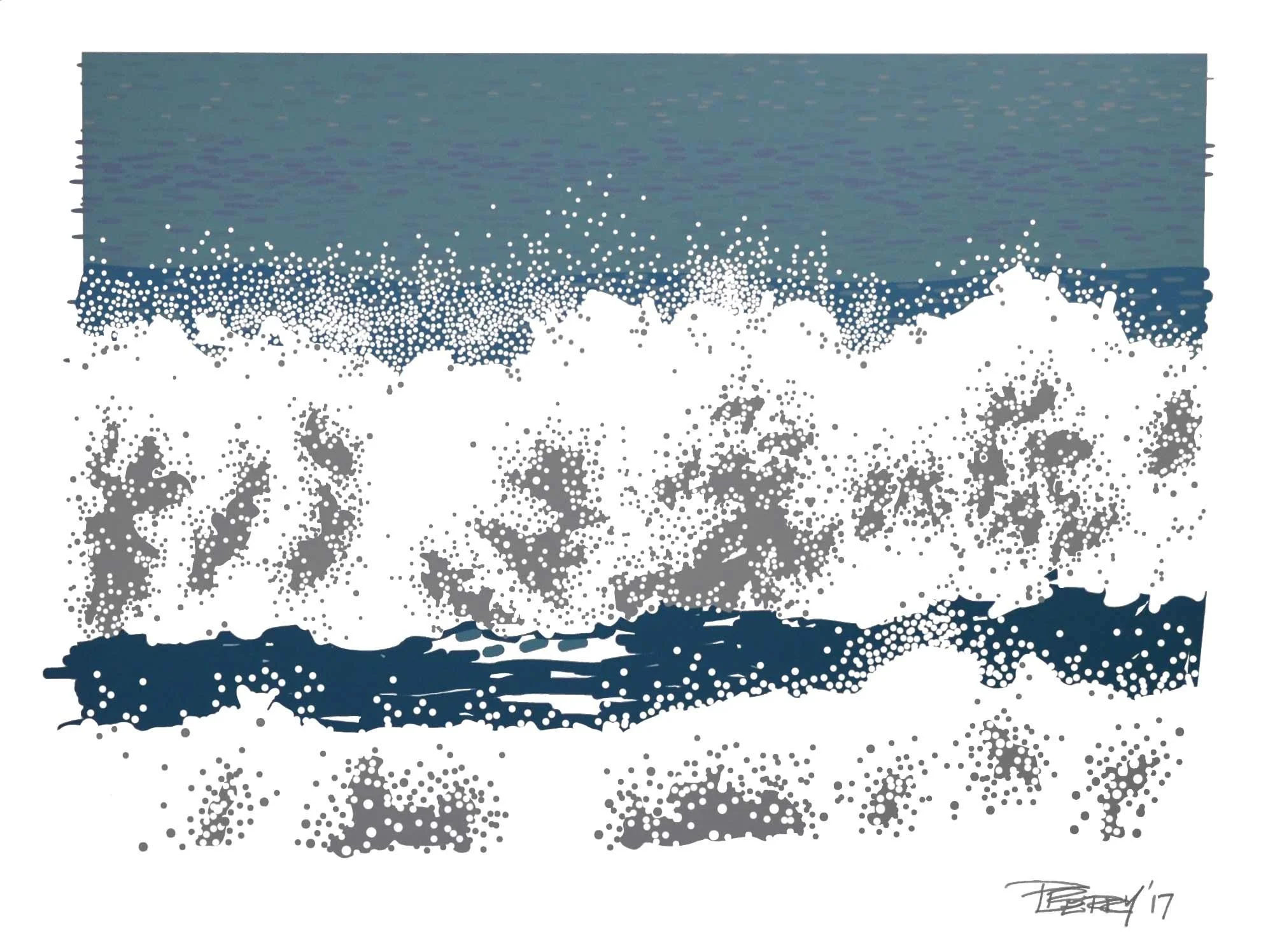 Closing Out - Ocean Wave Serenity Art Print