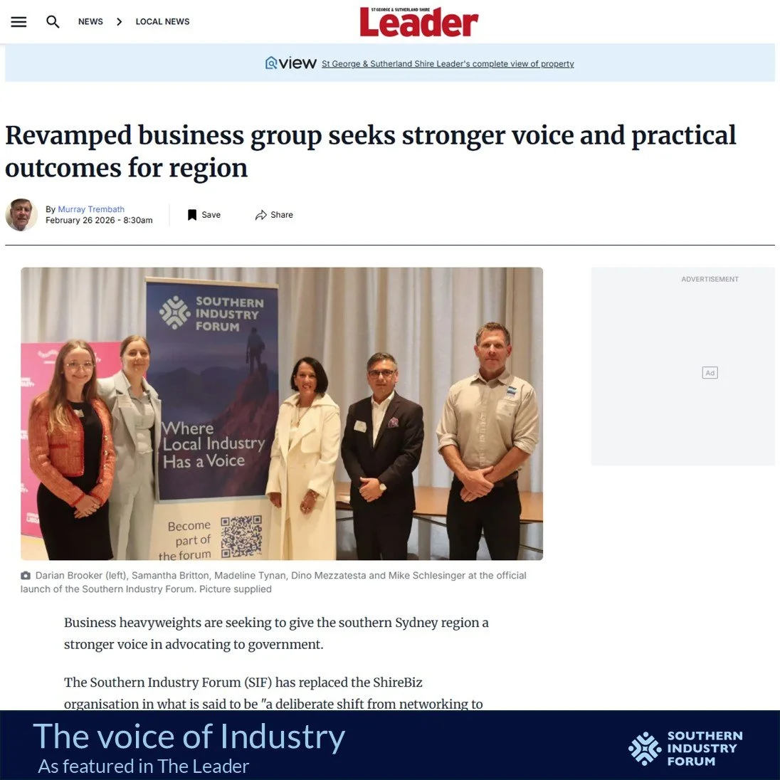 Sutherland shire Leader 26-02-26