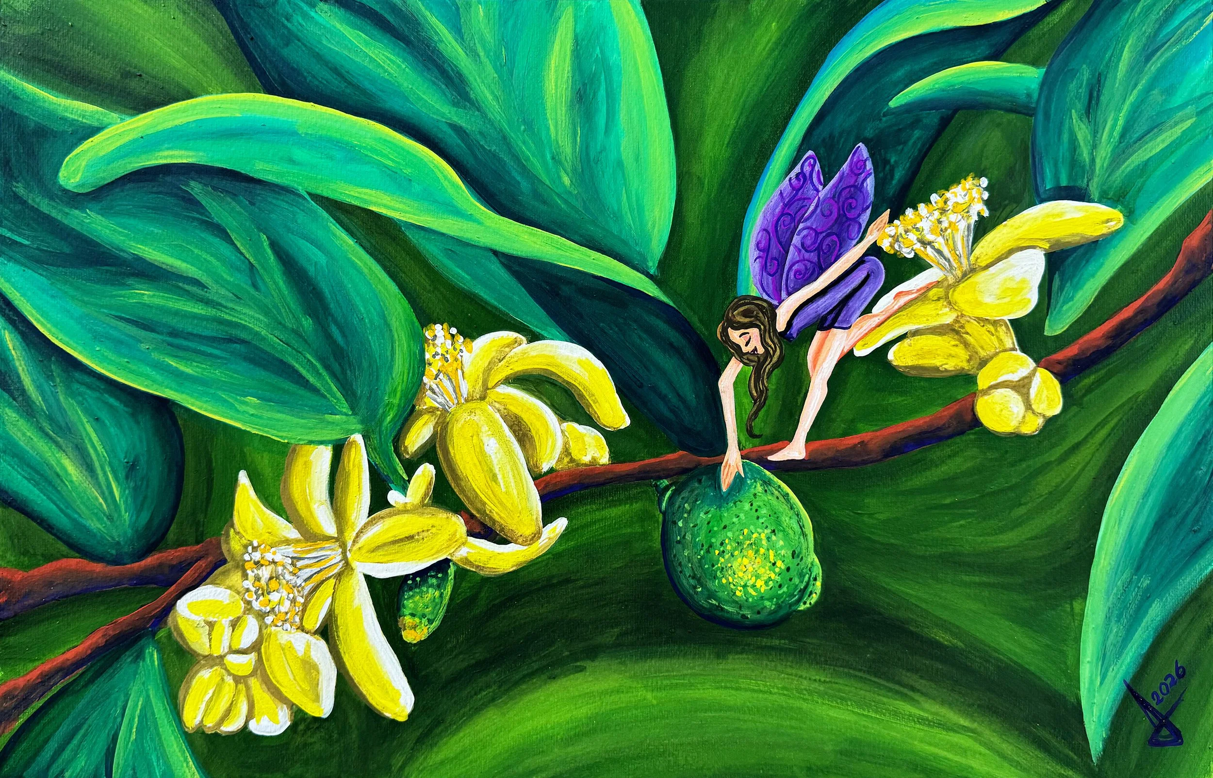 Título: "Magia"
Medidas: 33 x 50 cm
Técnica: Gouache en papel
Año: 2026
Precio: 4,000 pesos