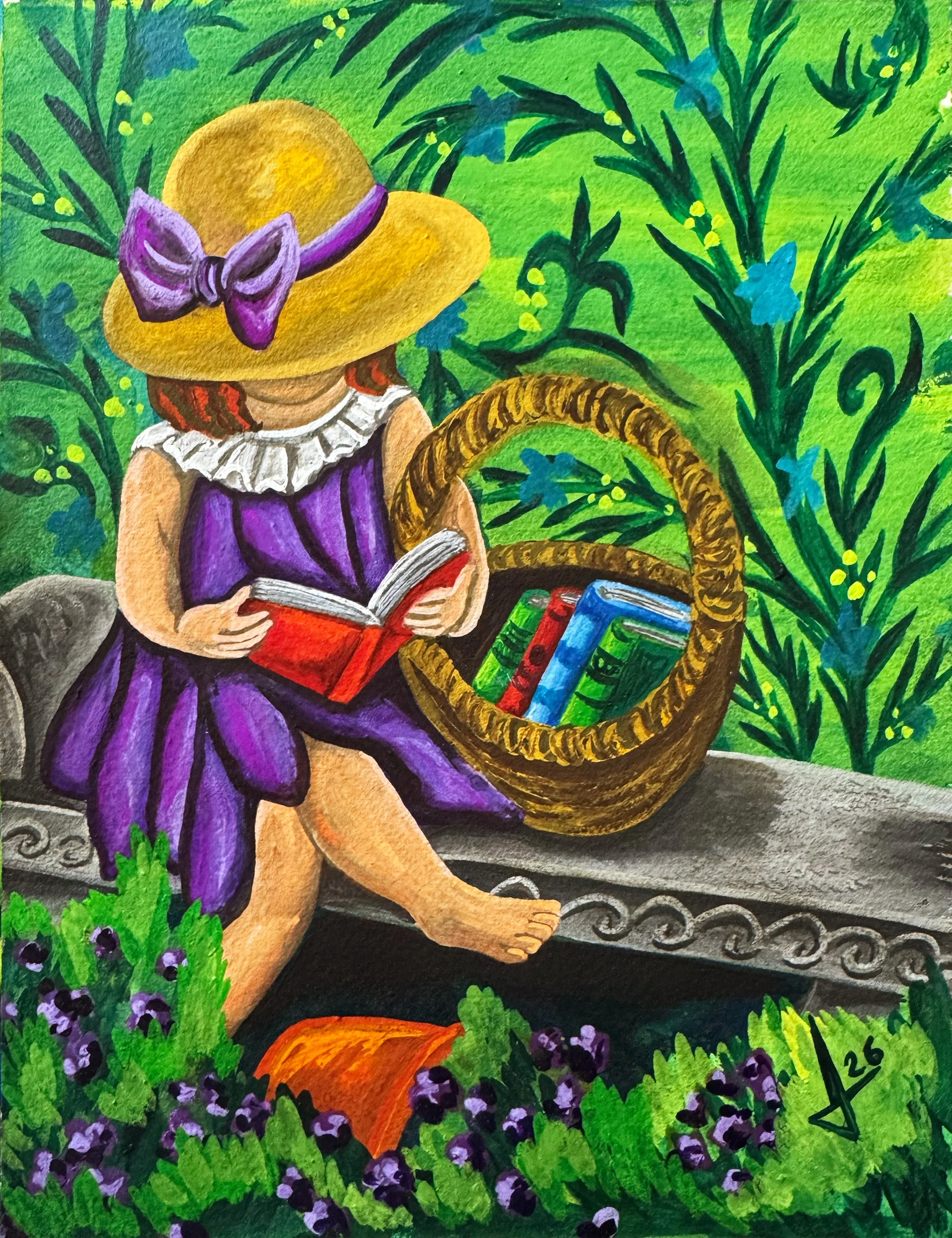 Título: "Aventuras Sinfín."
Medidas: 26 x 20 cm
Técnica: Gouache en papel
Año: 2026
Precio: 3,000 pesos