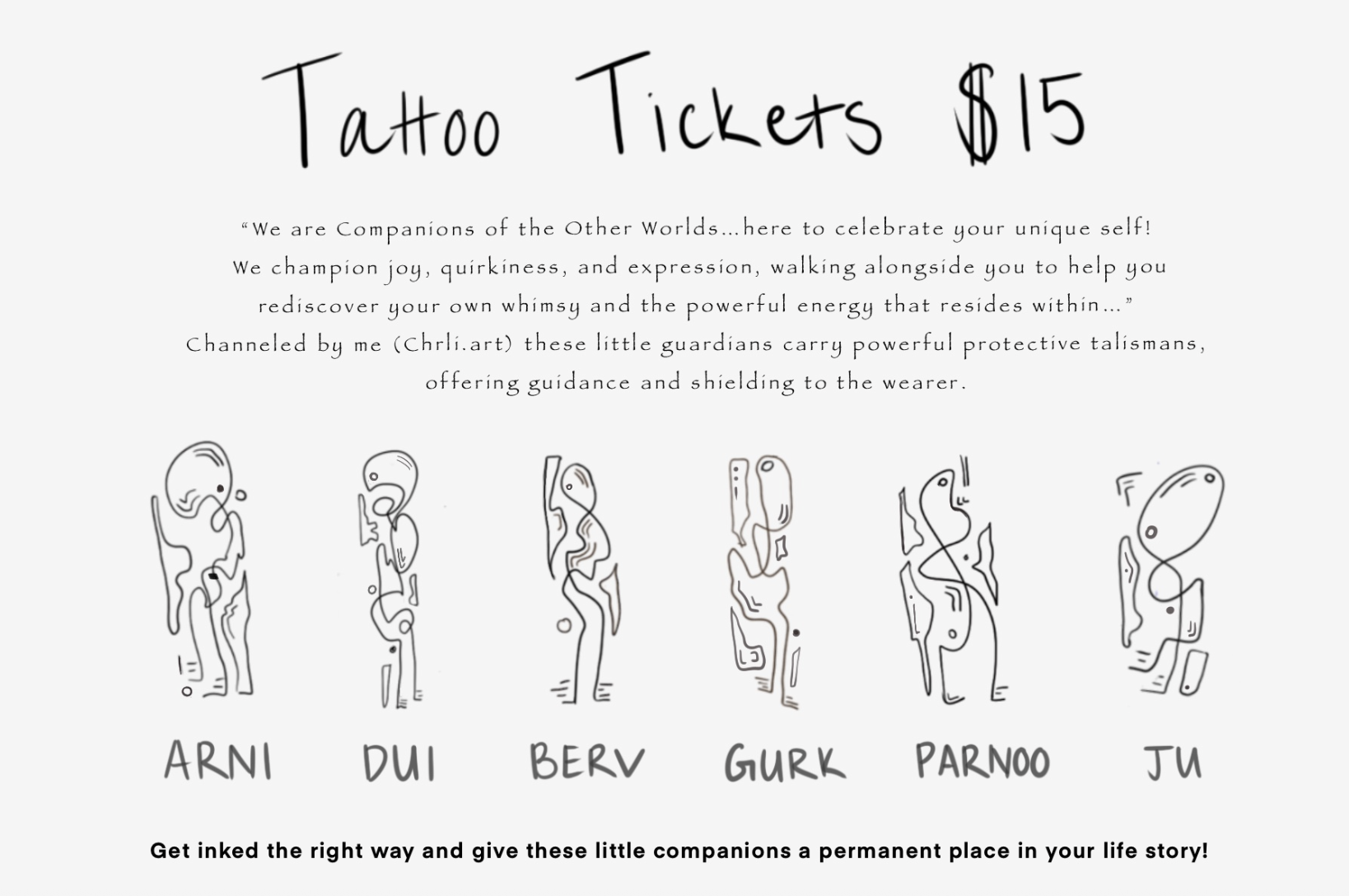 Tattoo Ticket