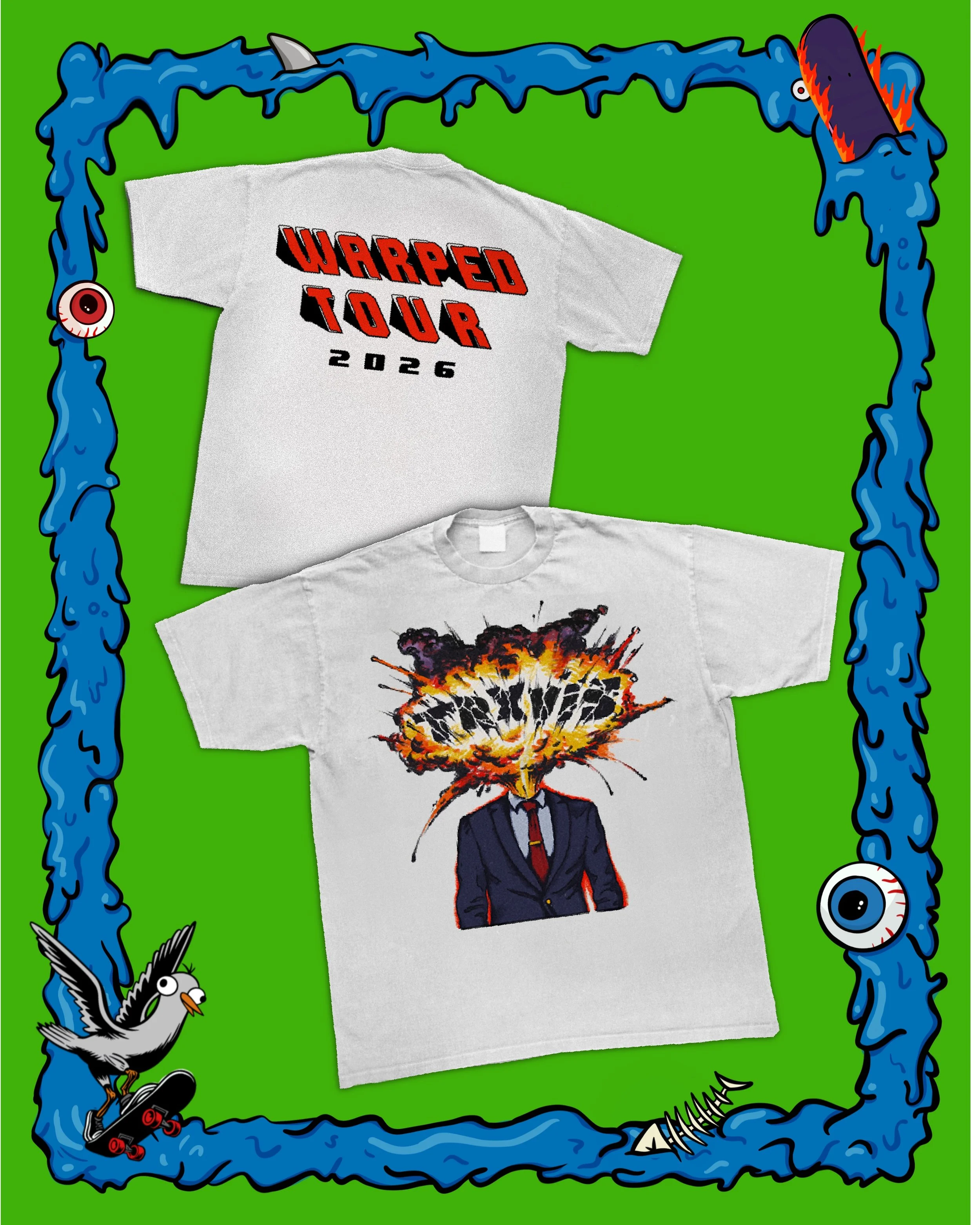 EXPLODING HEAD T-SHIRT