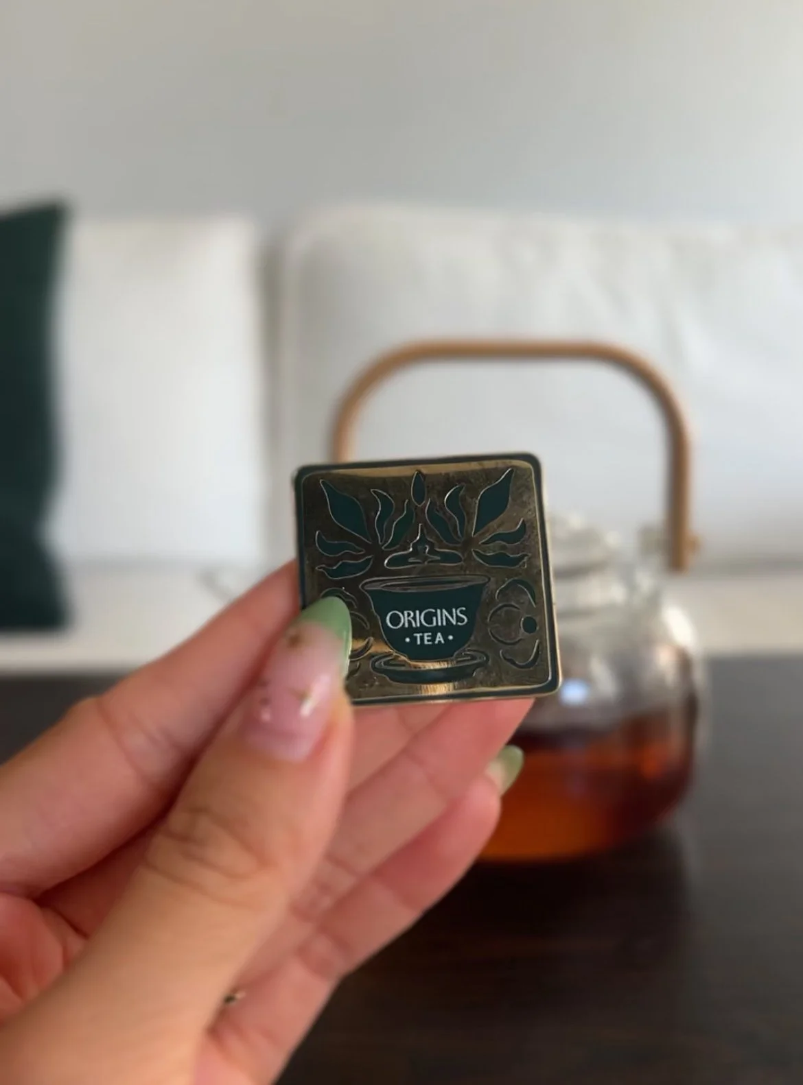 Origins Tea Pin