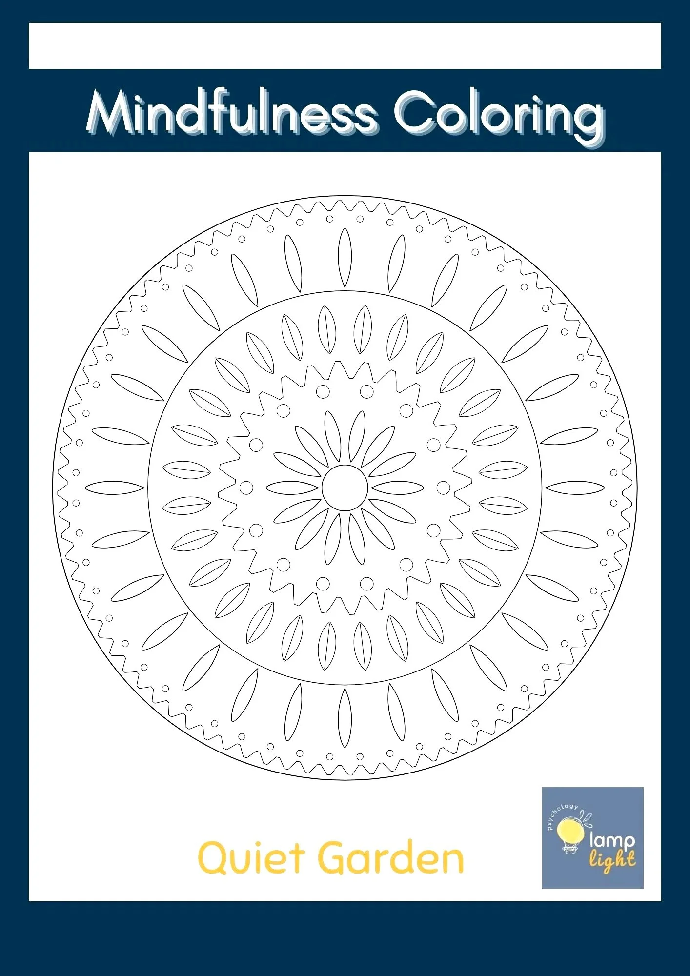 Mindfulness Coloring Worksheets