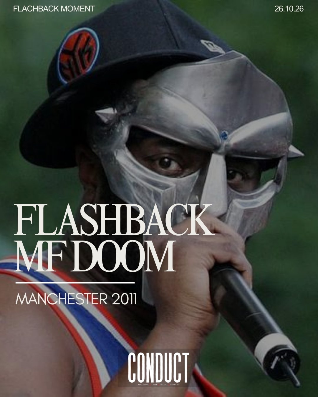 MF DOOM: Rare Backstage Footage from Manchester, 2011