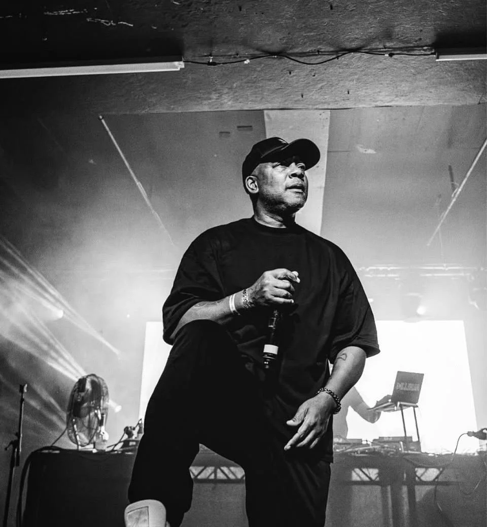 MC GQ performing live. Photo taken for his iConduct magazine interview with Strategy