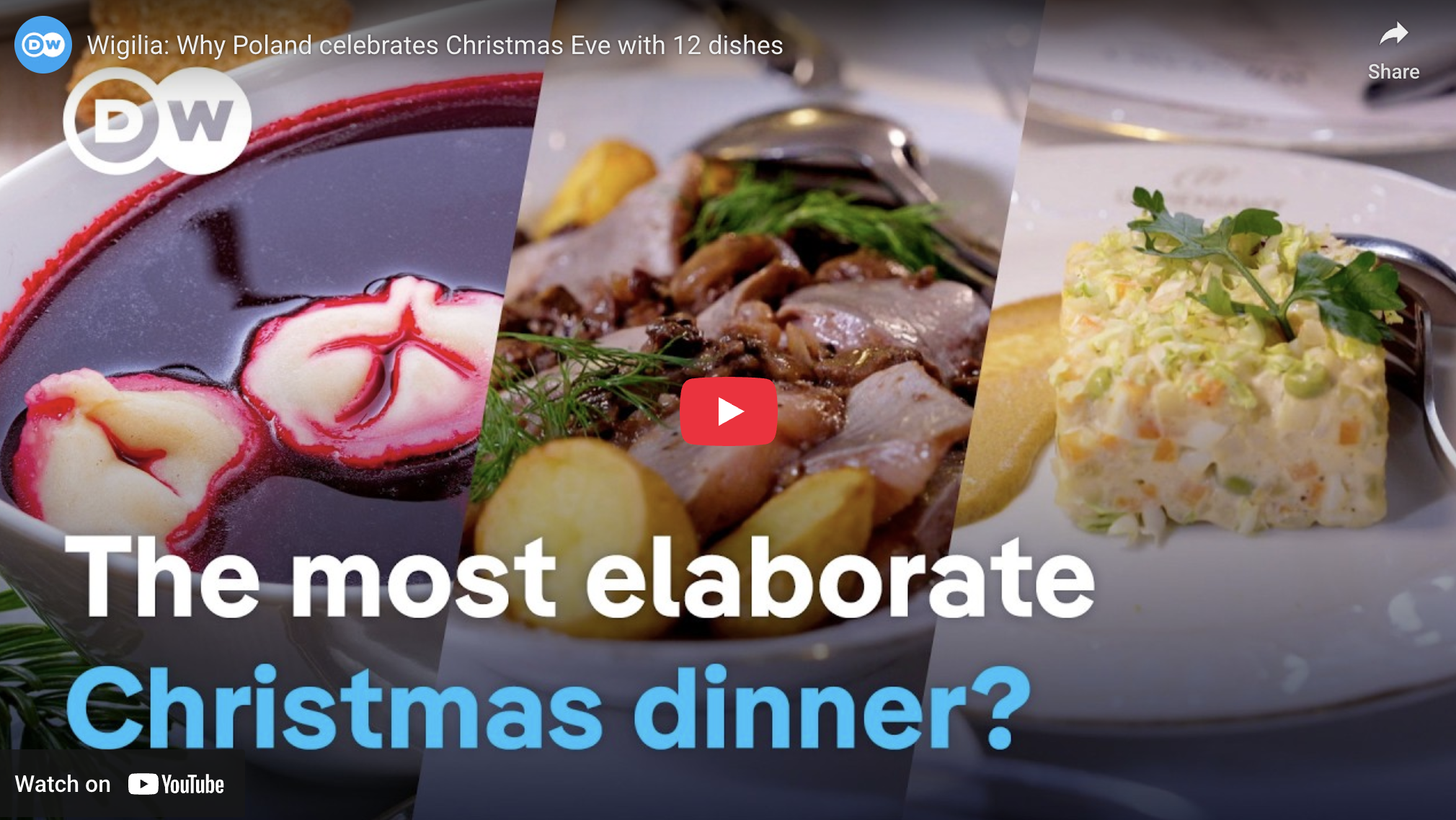 Polnische Weihnachten: Traditionelles Weihnachtsessen &amp; Heiligabend-Bräuche