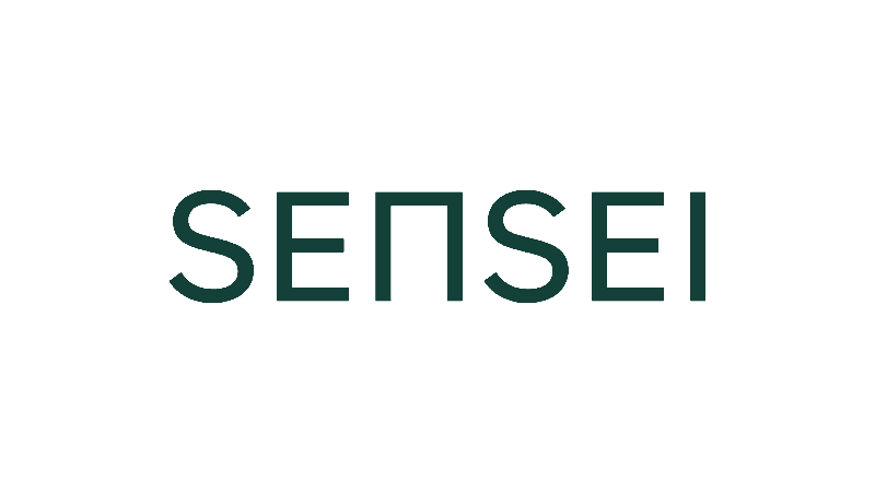 A logo with the word 'SENSE' written in uppercase letters, with the second 'S' flipped horizontally.