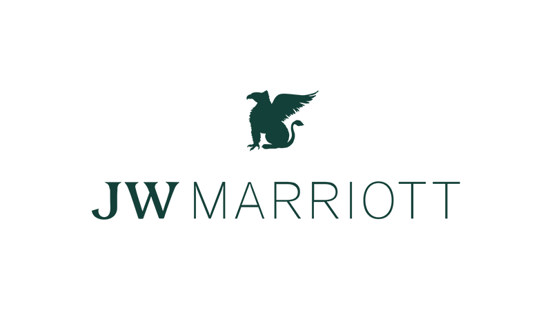 JWM Marriott logo featuring a griffin above the text JW MARRIOTT.