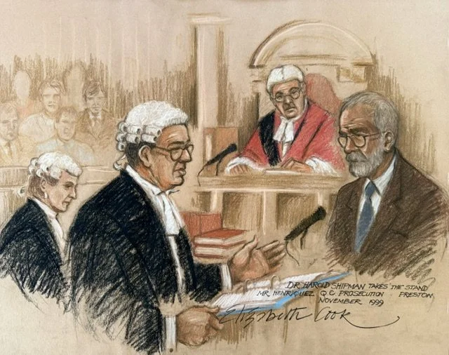 Sir Richard Henriques KC, prosecuting, questions Harold Shipman, Preston Crown Court, 1999