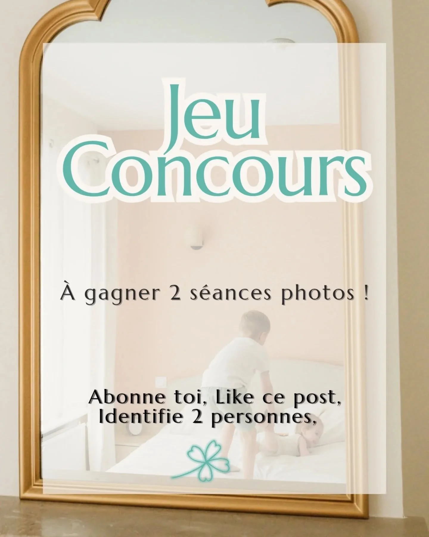🎉 Concours
Pour le lancement de mon activité, j’ai décidé de vous faire plaisir et de vous faire gagner deux séances photos "découverte" (portrait, couple, famille, allaitement, naissance, grossess