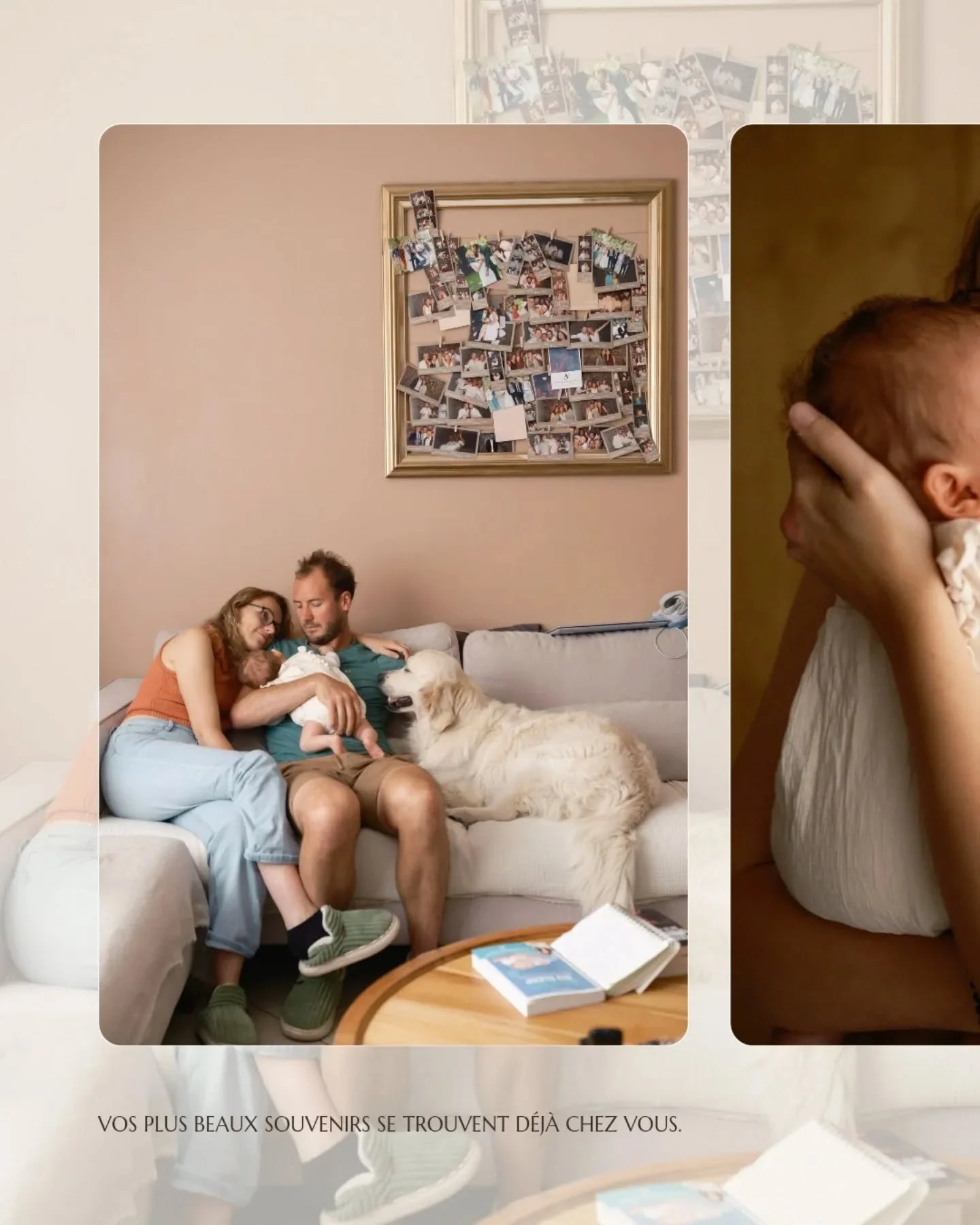 Savez-vous pourquoi j'ai une préférence pour les reportages photos à la maison ? 
Un reportage photo à domicile, c’est bien plus qu’une séance photo. C’est une parenthèse dans votre quotidi