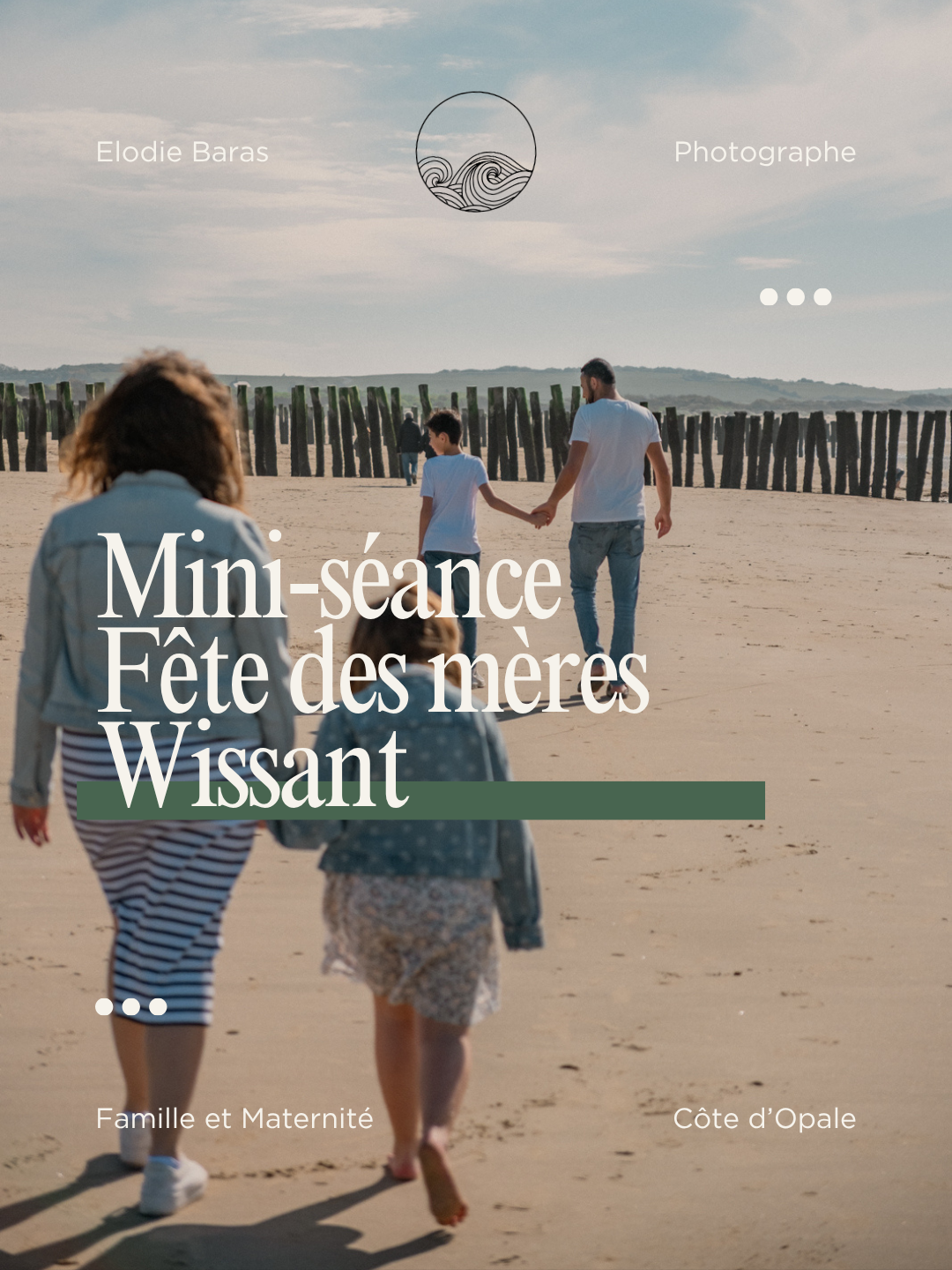 Fête des mères 2026 : une mini séance photo sur la plage de Wissant