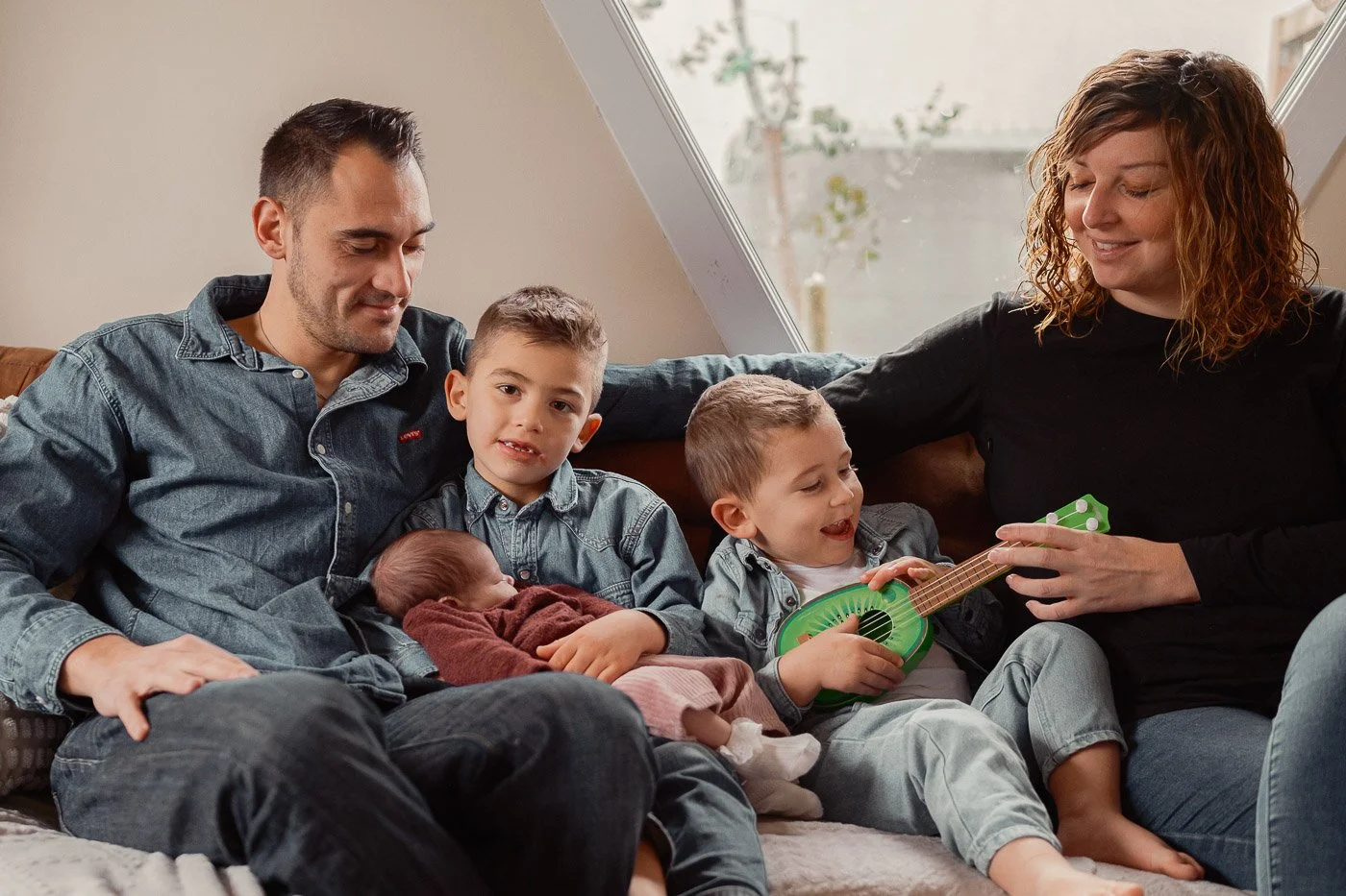 reportage photo en famille a domicile sur le touquet