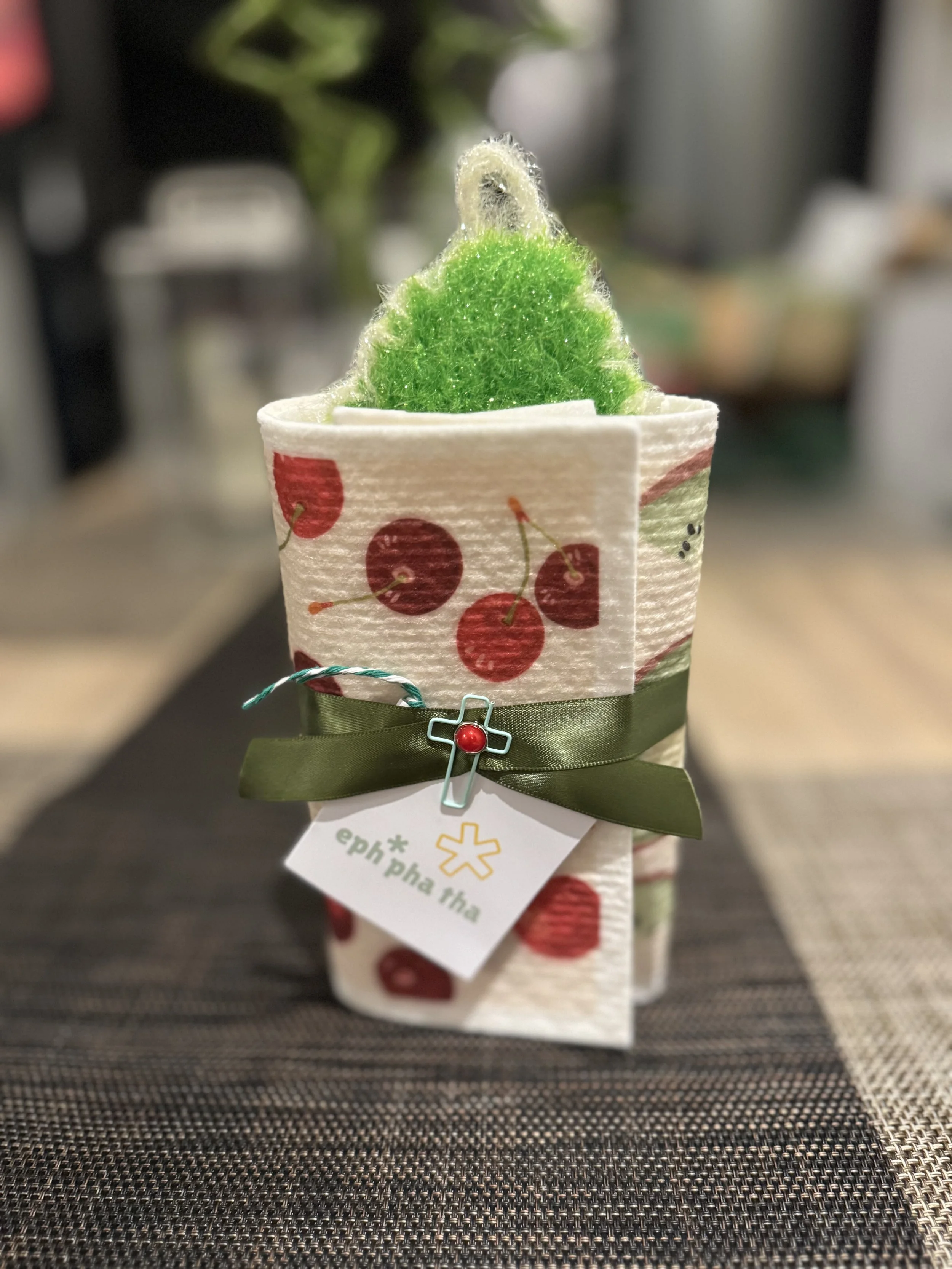 Washcloth - Tree Gift Set